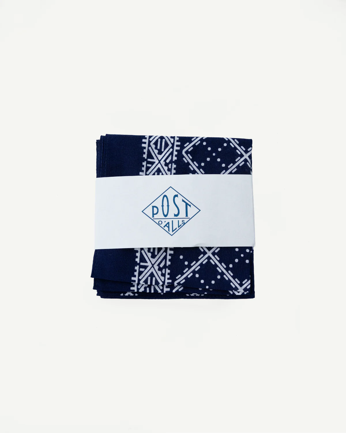 4007-N - Bandana Hankie Stitch Design - Navy