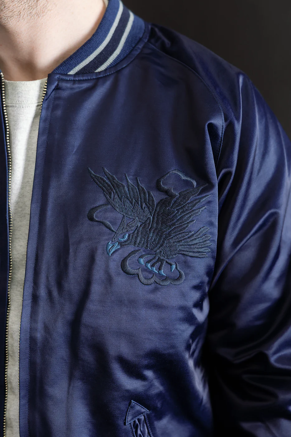 4622 - Sukajan Jacket - Indigo Dyed - Image 17