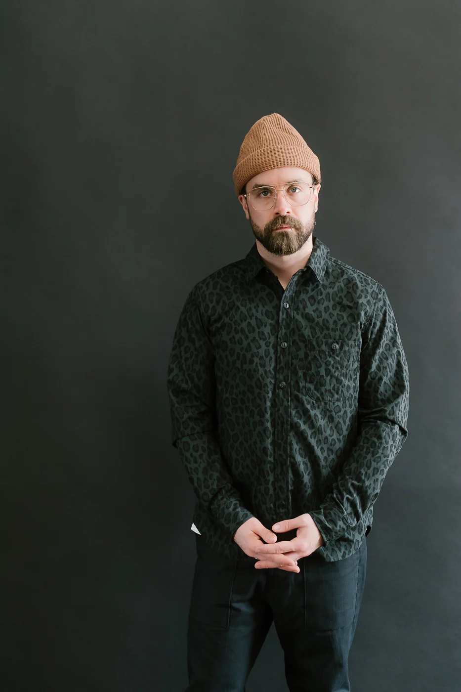 4oz - Oxford Shirt Dark Cheetah Camo - Green - Image 11