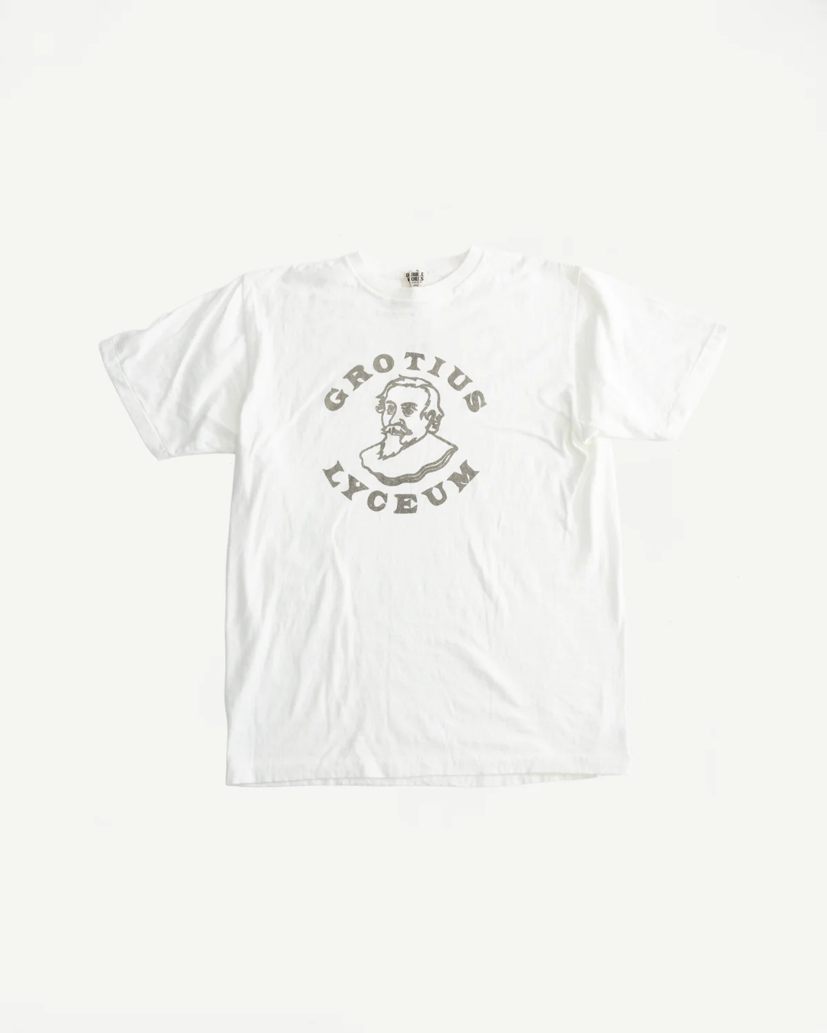 5.4oz - Raffy Tenjiku Printed T-Shirt "Grotius" - Off White