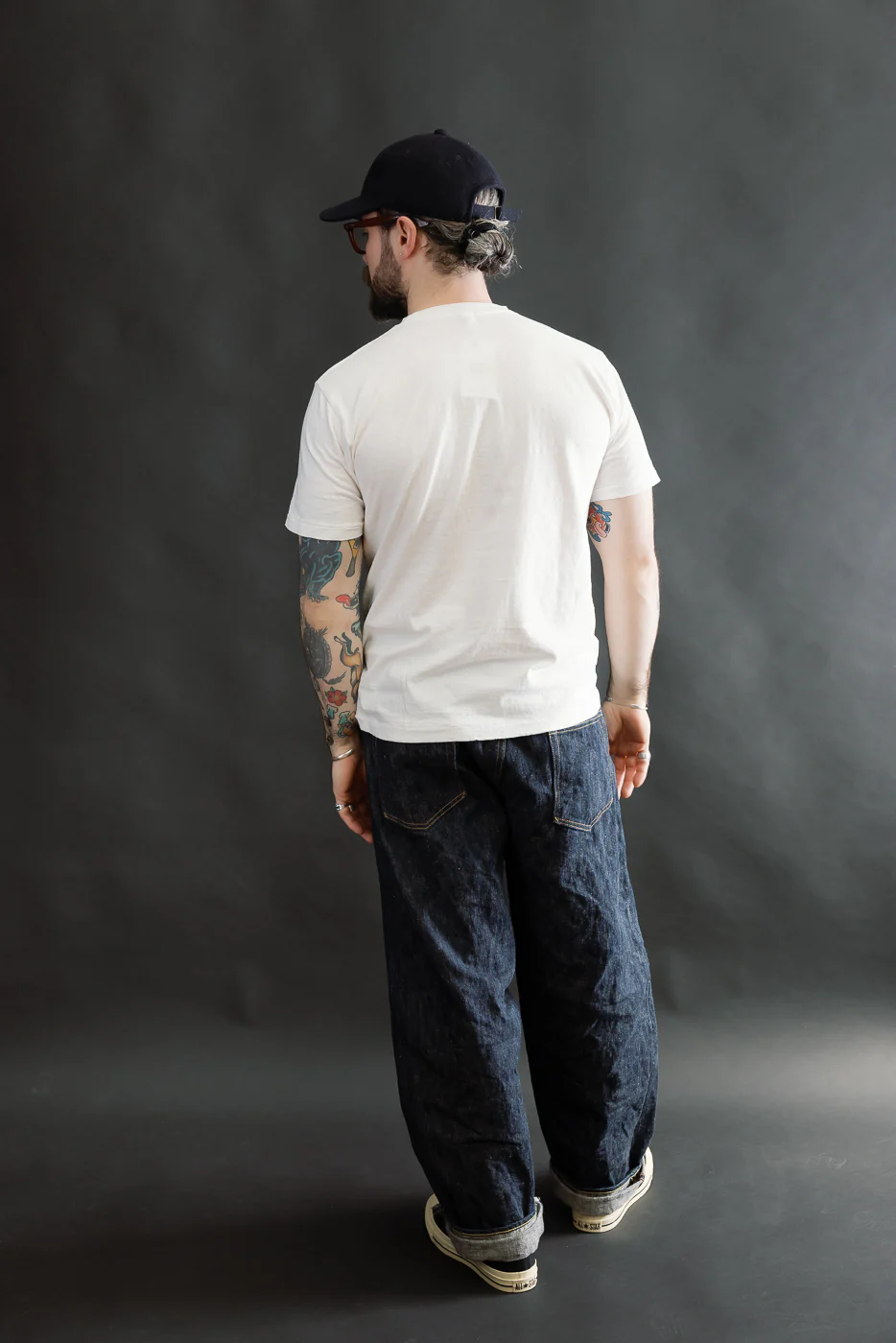 5.4oz - Raffy Tenjiku Printed T-Shirt "Grotius" - Off White - Image 7
