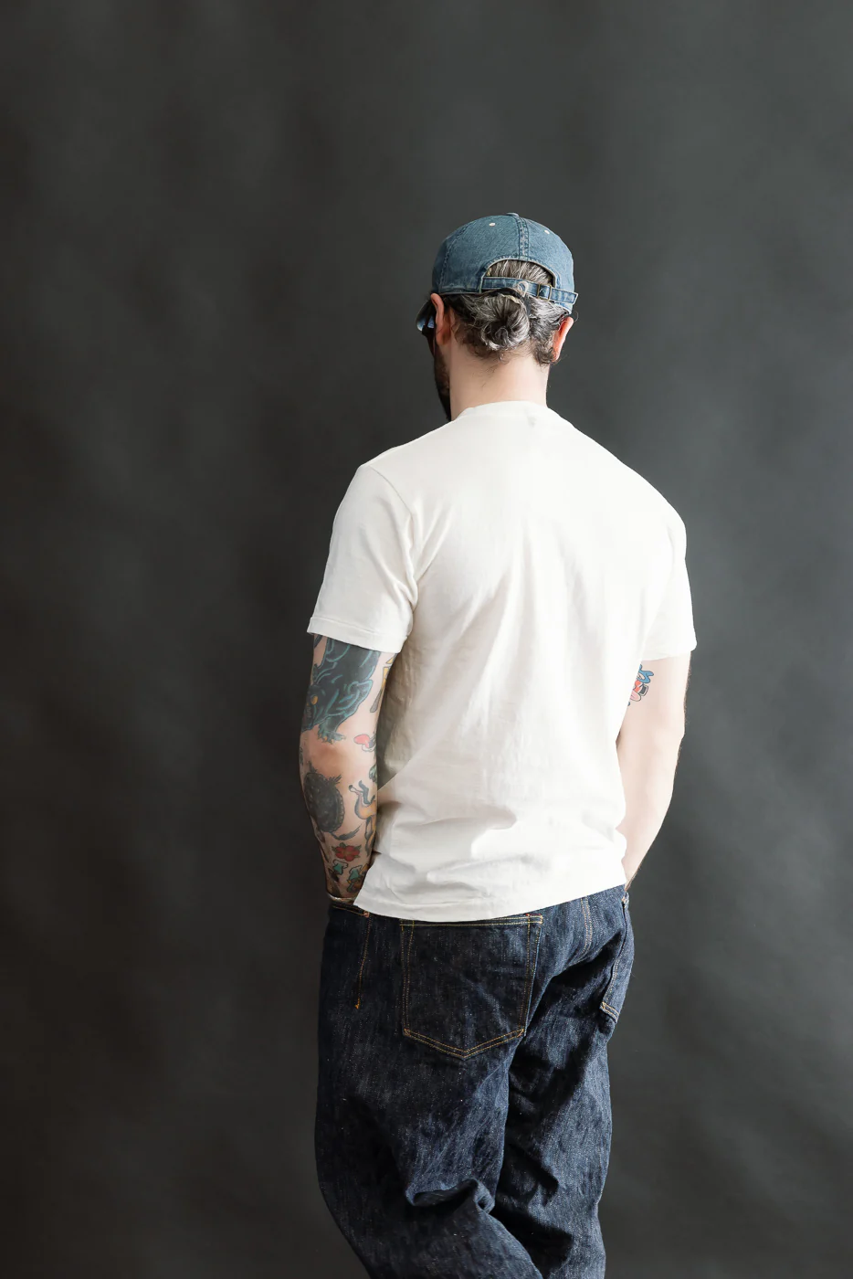 5.4oz - Raffy Tenjiku Printed T-Shirt "Seaplane" - Off White - Image 10
