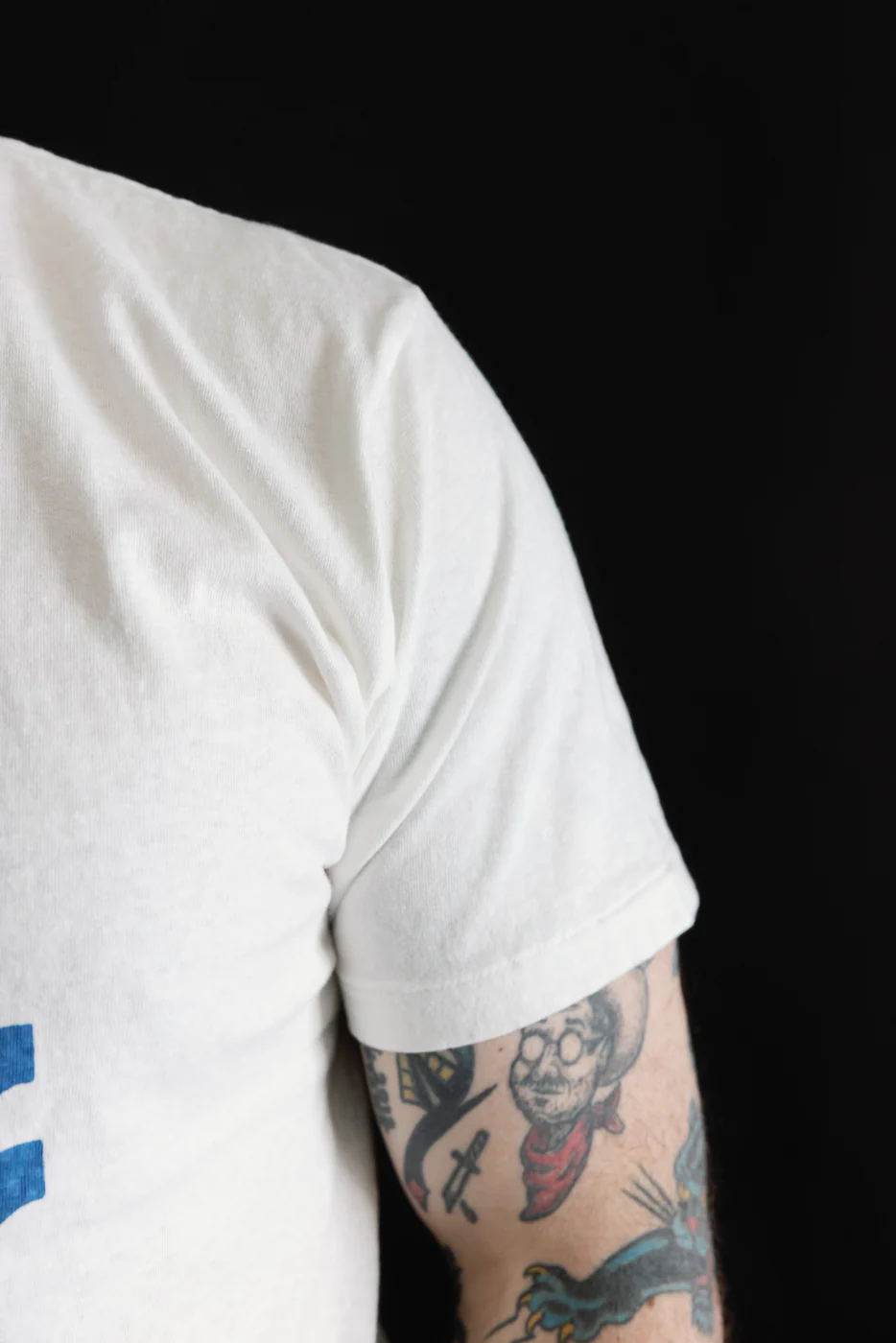5.4oz - Raffy Tenjiku Printed T-Shirt "Seaplane" - Off White - Image 15