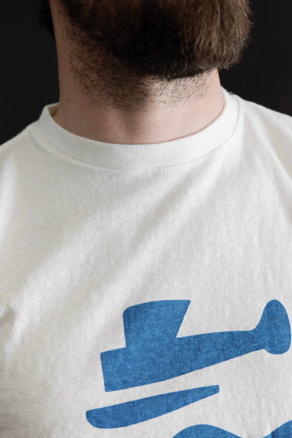 5.4oz - Raffy Tenjiku Printed T-Shirt "Seaplane" - Off White - Image 16