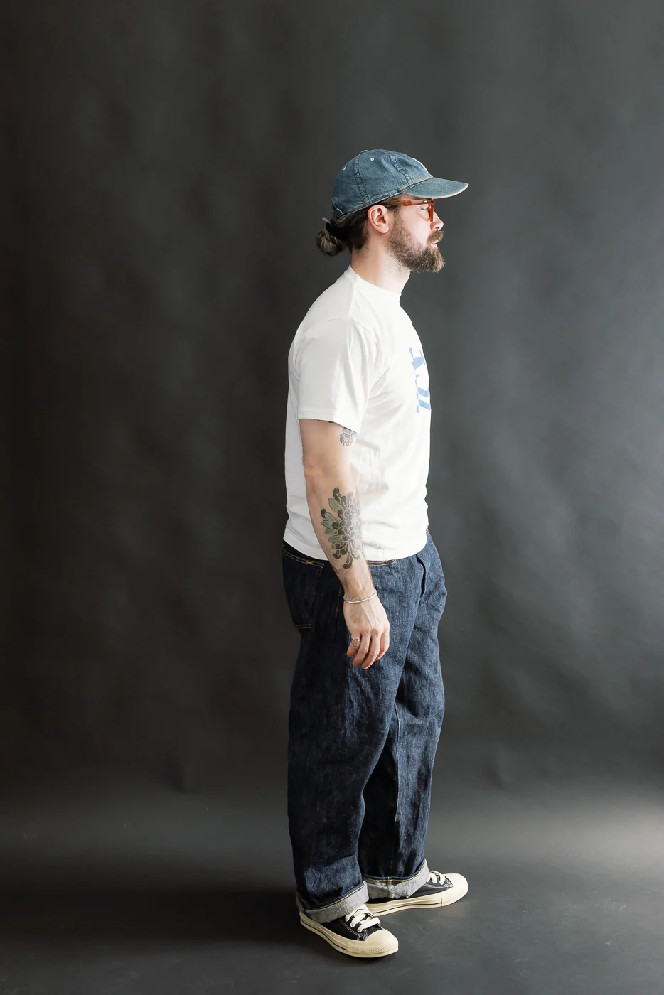 5.4oz - Raffy Tenjiku Printed T-Shirt "Seaplane" - Off White - Image 6