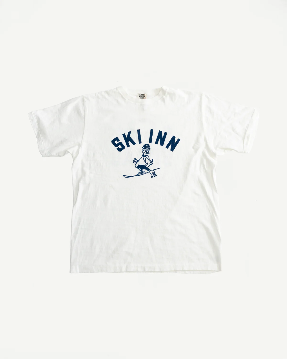 5.4oz - Raffy Tenjiku Printed T-Shirt "Ski Inn" - Off White