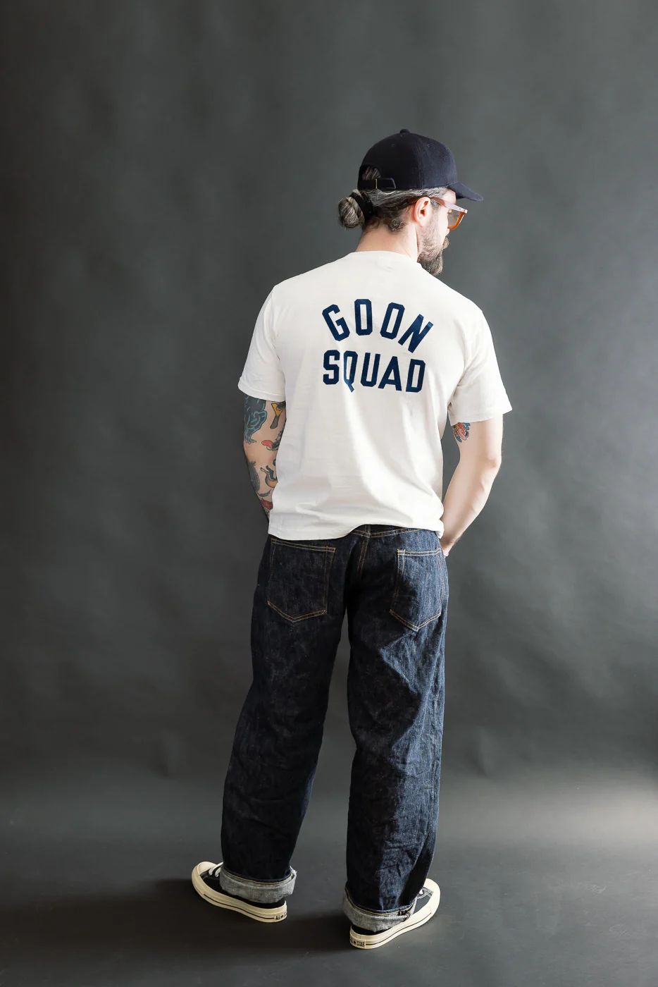 5.4oz - Raffy Tenjiku Printed T-Shirt "Ski Inn" - Off White - Image 7