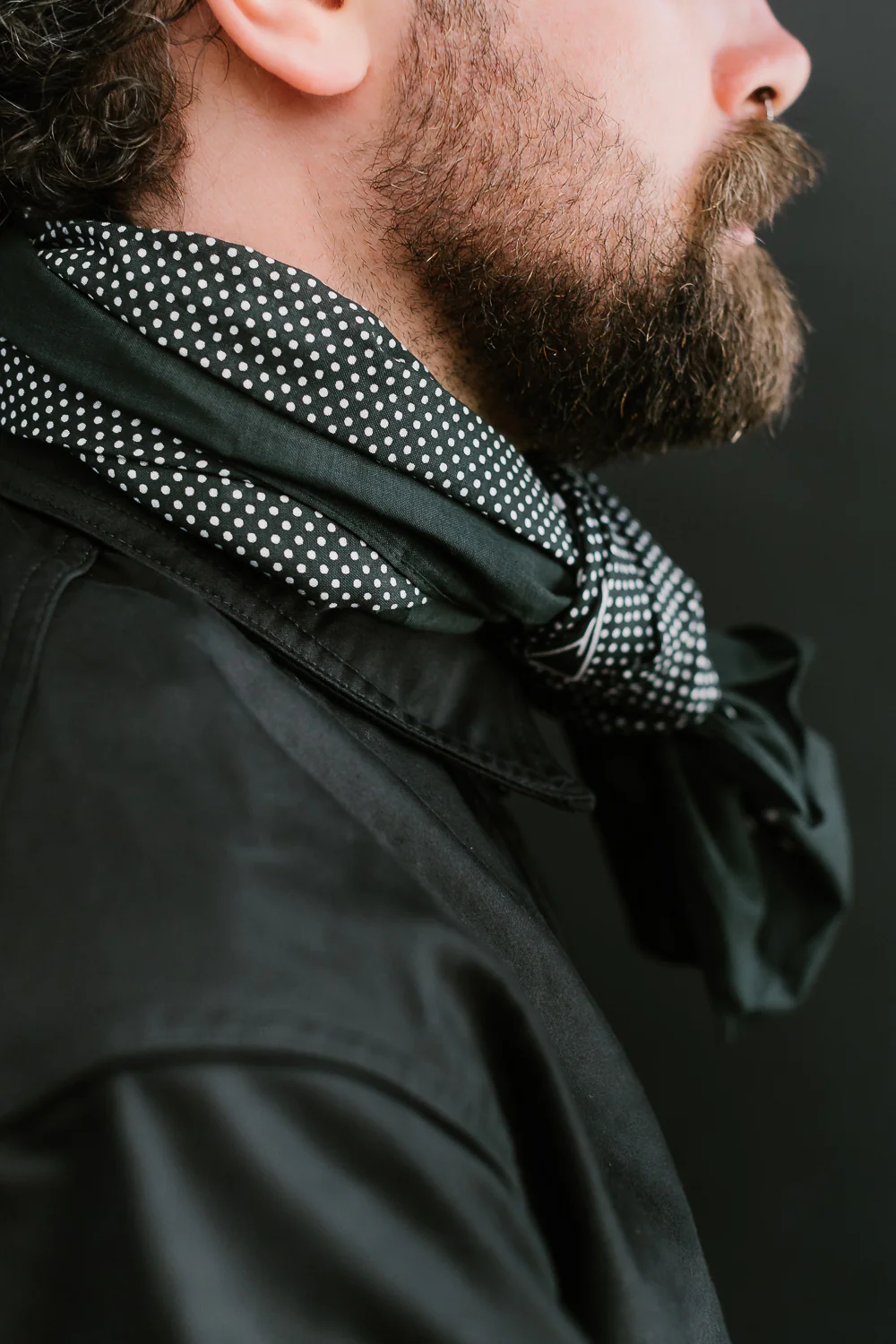 5001-CHA - Bandana Scarf Original 1993 Design - Charcoal - Image 12