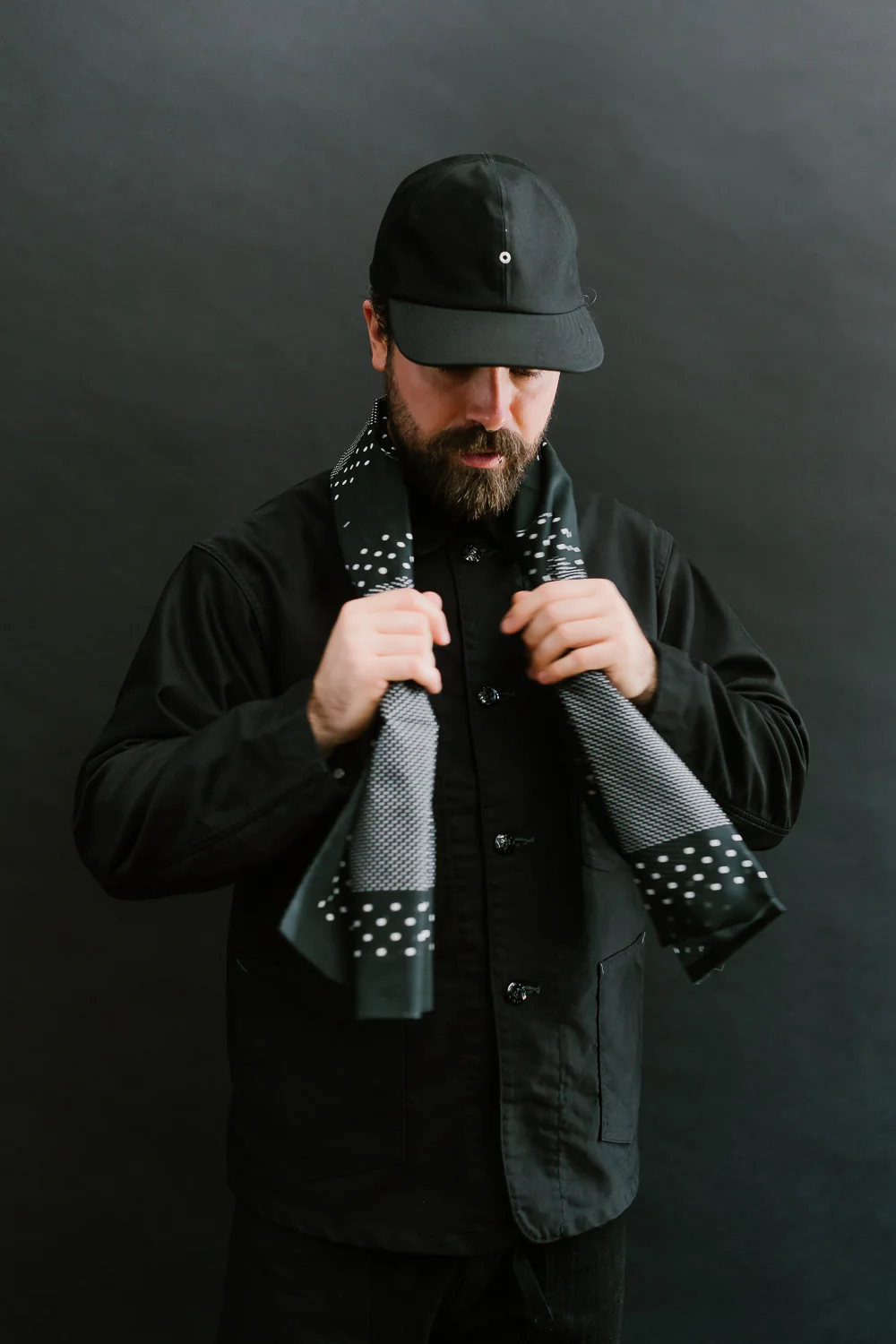 5001-CHA - Bandana Scarf Original 1993 Design - Charcoal - Image 8
