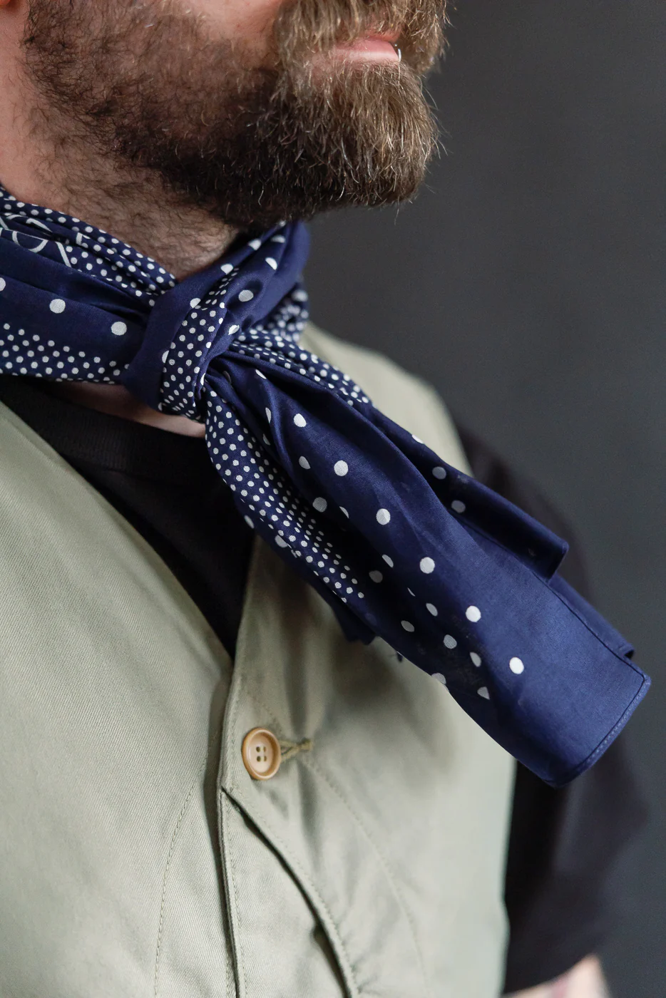 5001-NVY - Bandana Scarf Original 1993 Design - Navy - Image 7