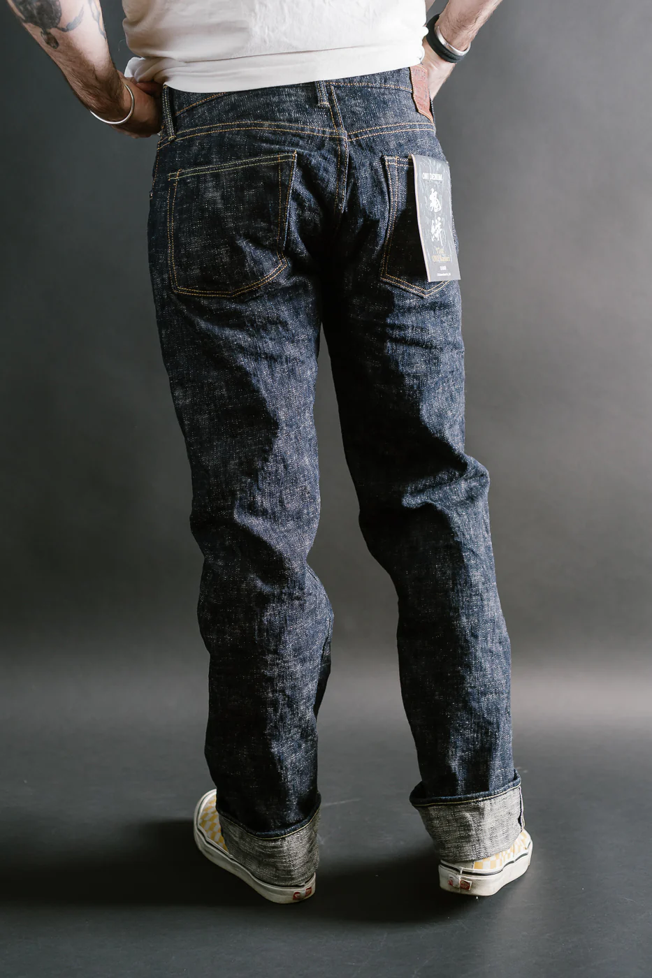 505-KA - 17oz "Kasuri" Slub Selvedge Denim - Retro Style Regular Straight - Image 13