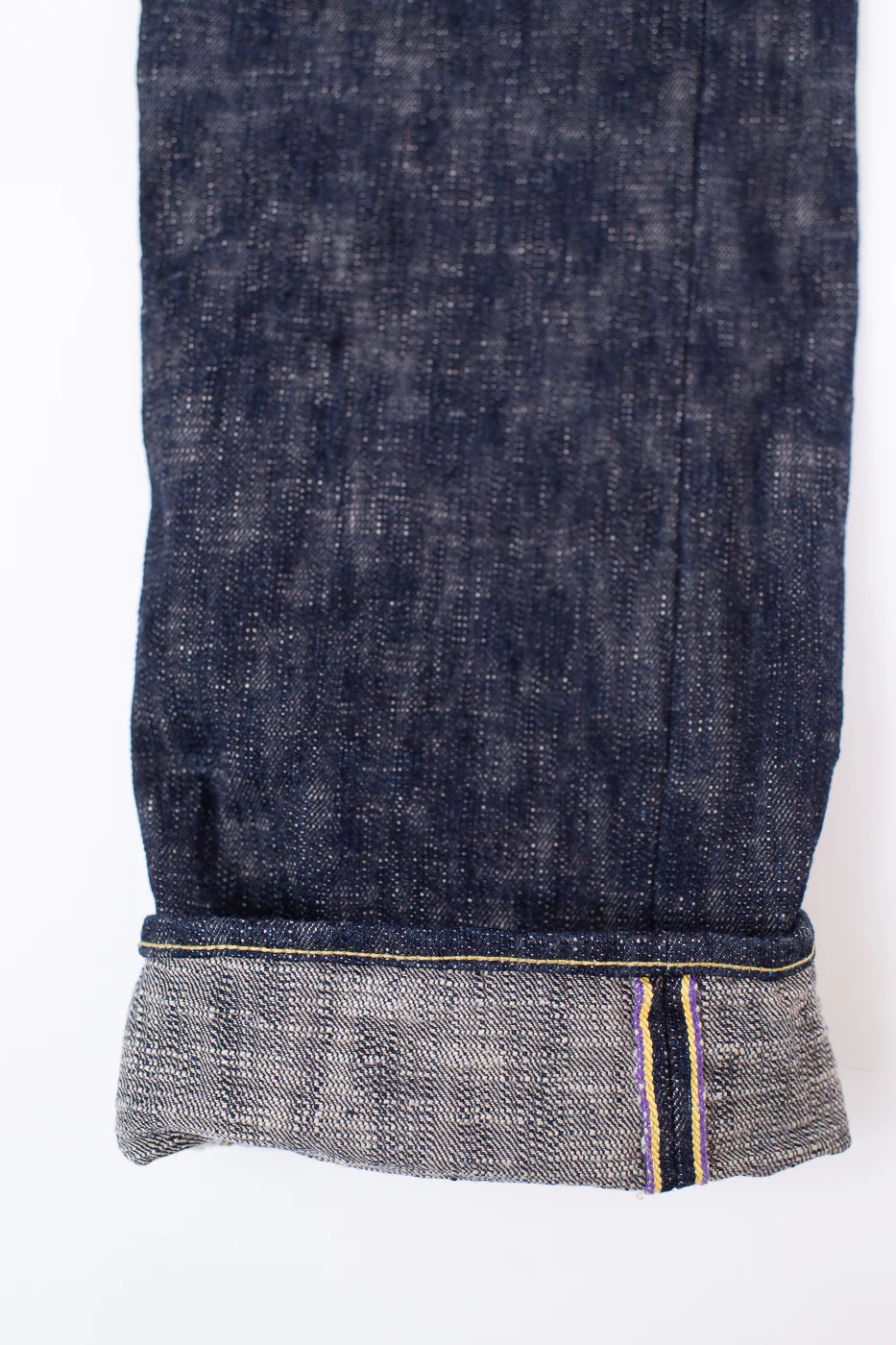 505-KA - 17oz "Kasuri" Slub Selvedge Denim - Retro Style Regular Straight - Image 5