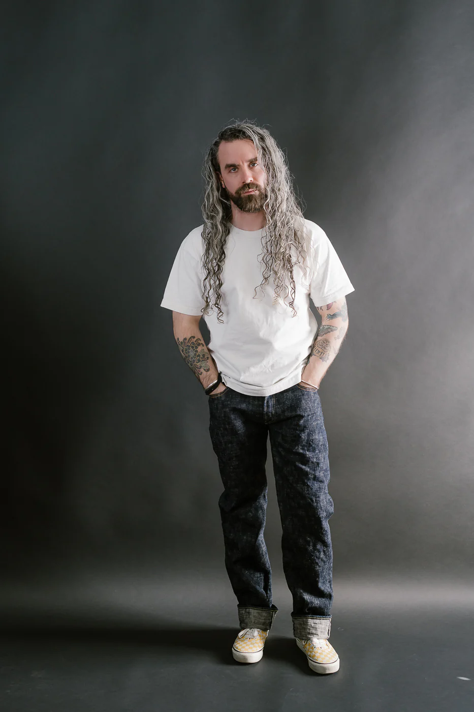 505-KA - 17oz "Kasuri" Slub Selvedge Denim - Retro Style Regular Straight - Image 7