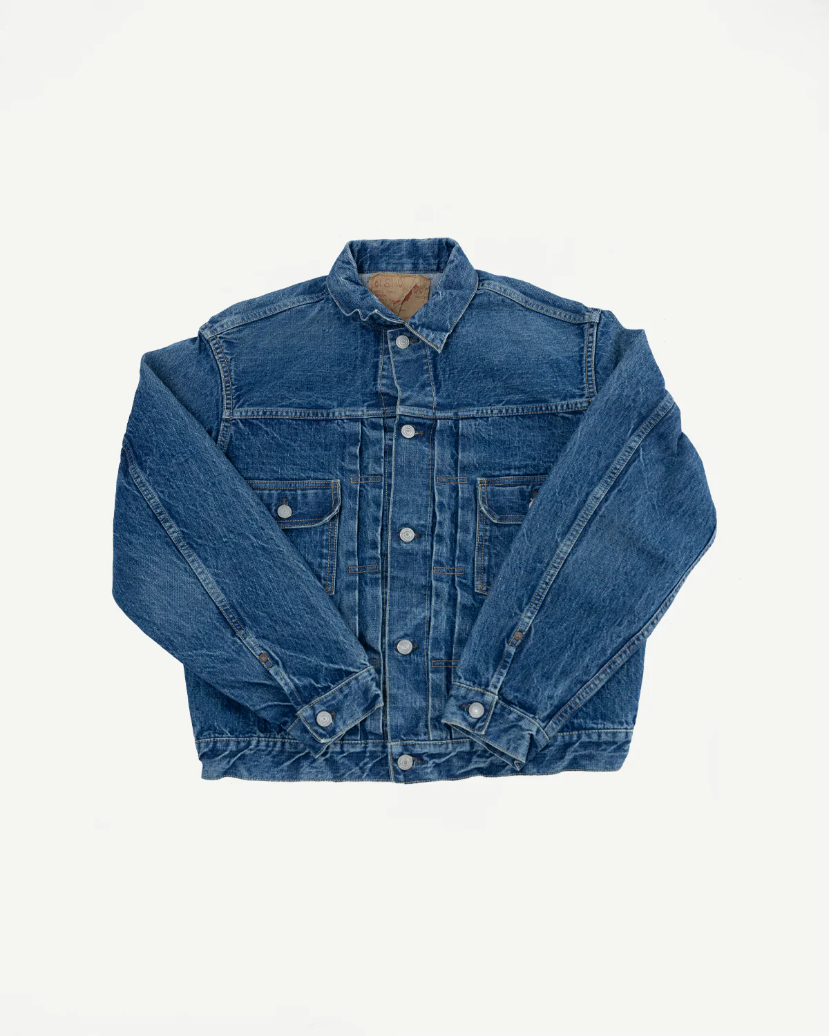 01-6002-84 - 1950s Type II Denim Jacket - Two Year Wash