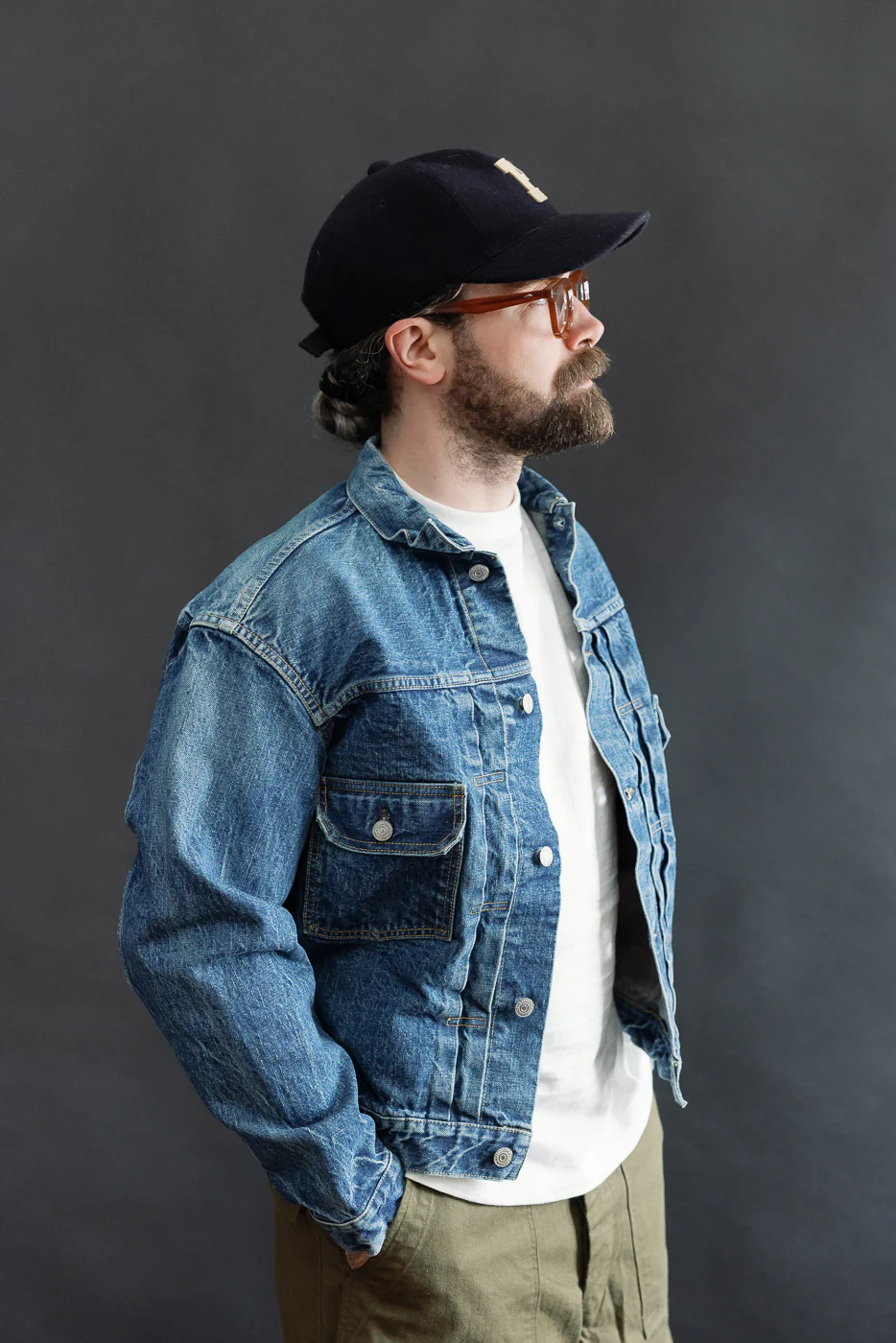 01-6002-84 - 1950s Type II Denim Jacket - Two Year Wash - Image 10