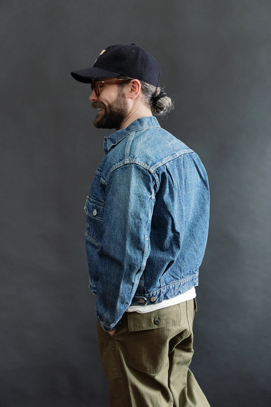 01-6002-84 - 1950s Type II Denim Jacket - Two Year Wash - Image 12