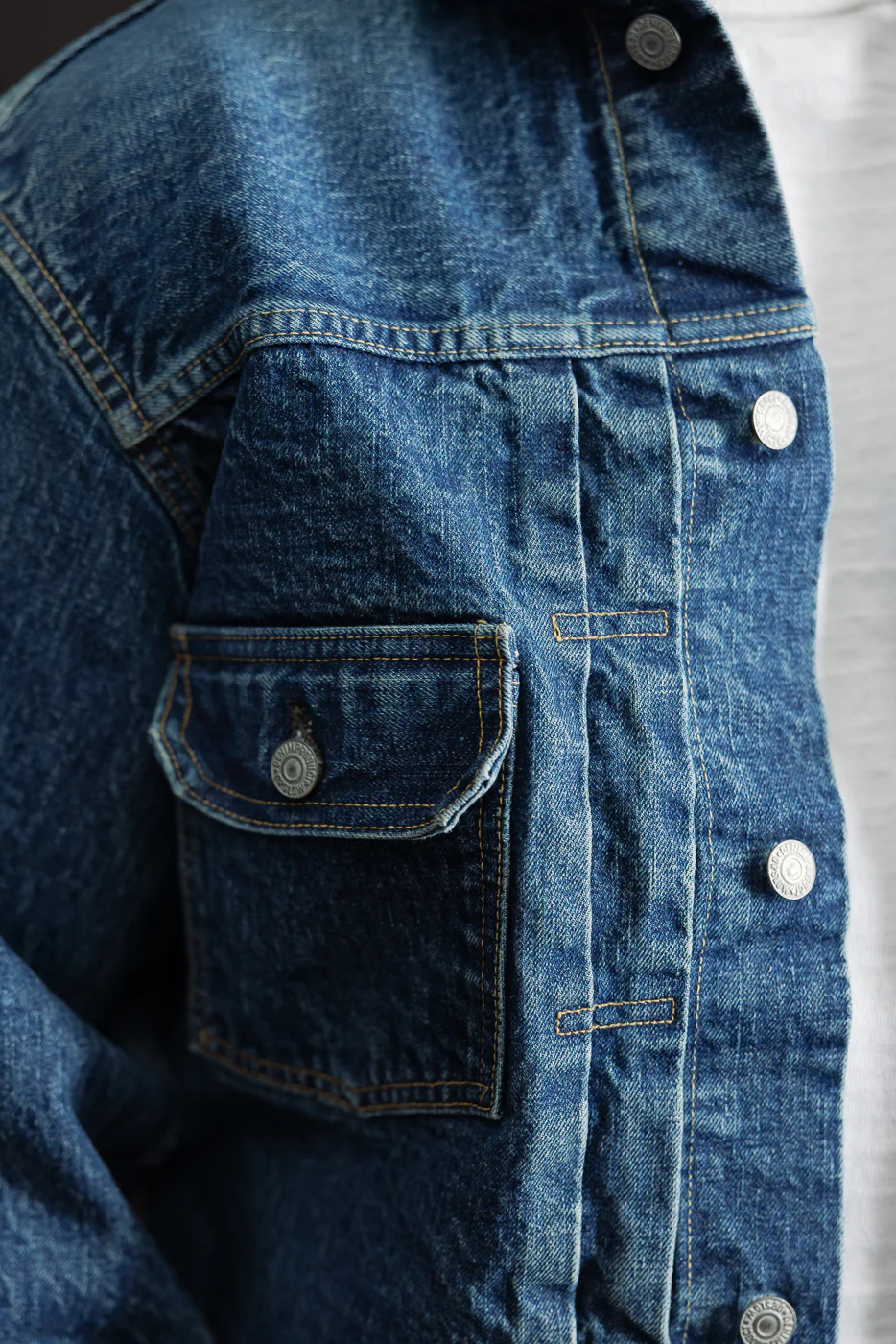 01-6002-84 - 1950s Type II Denim Jacket - Two Year Wash - Image 17