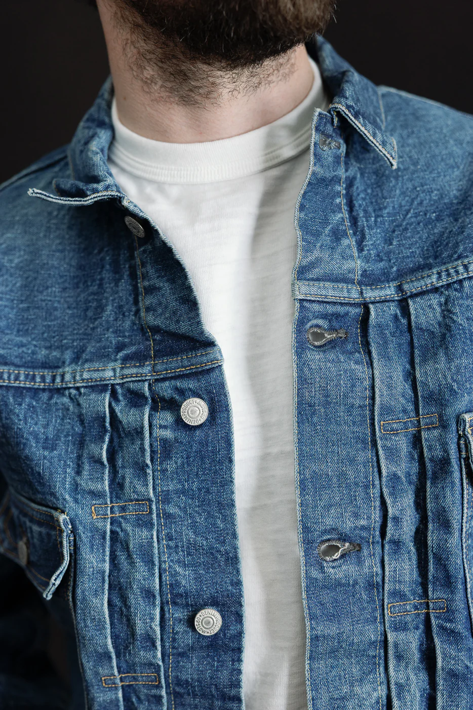 01-6002-84 - 1950s Type II Denim Jacket - Two Year Wash - Image 18