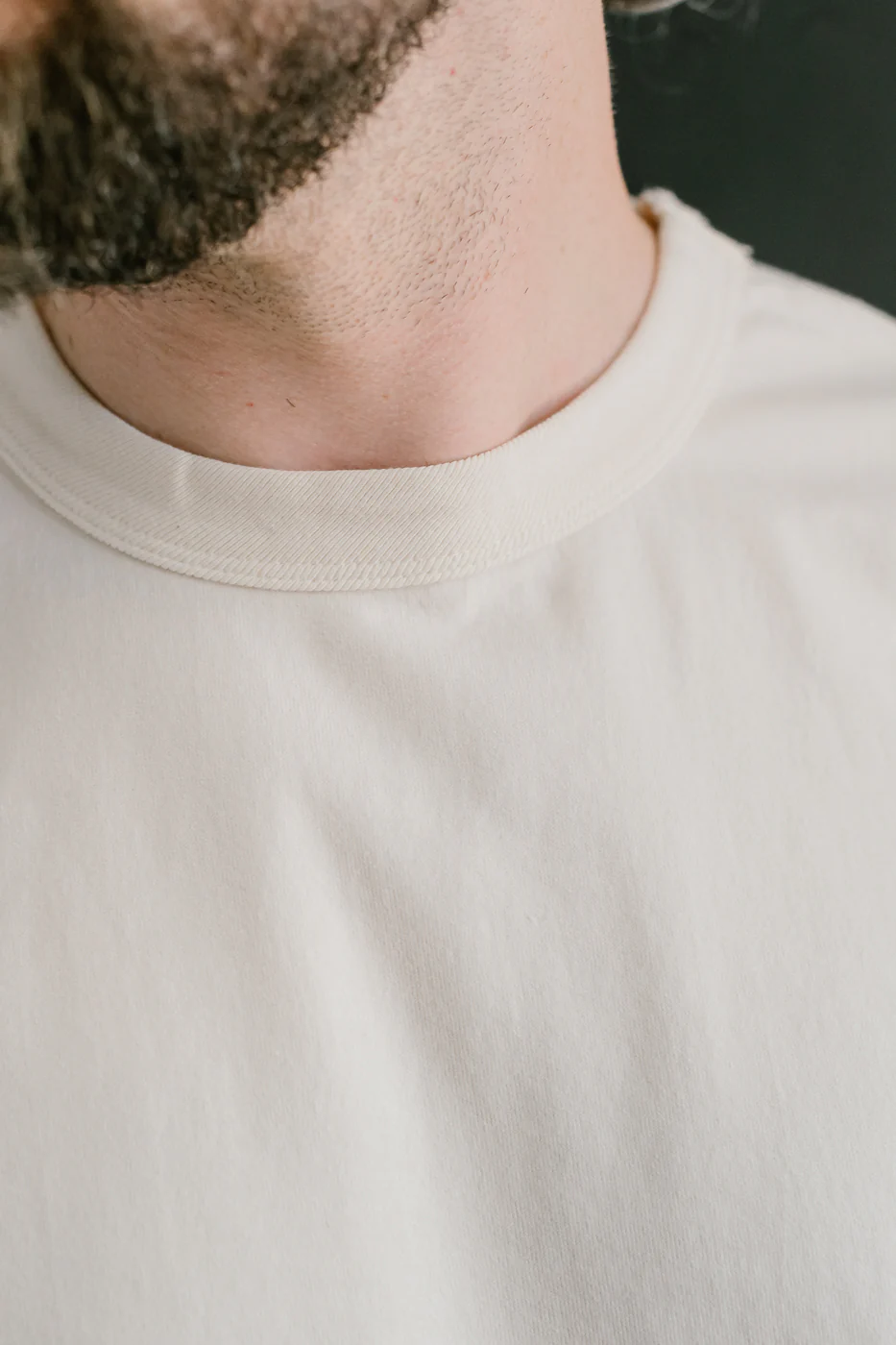 5222L - Flat Seam Heavyweight LS T-Shirt - Ecru - Image 14
