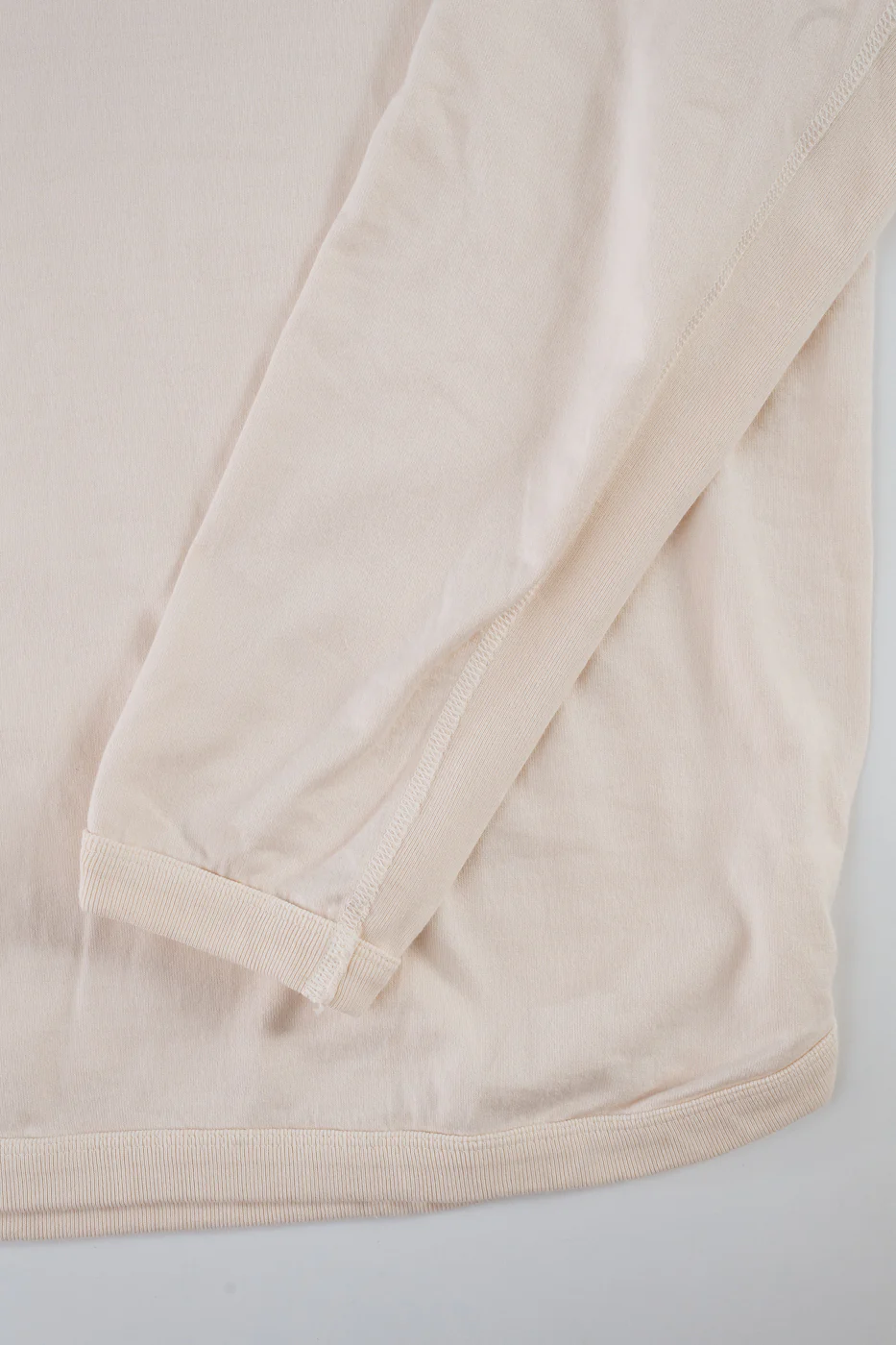 5222L - Flat Seam Heavyweight LS T-Shirt - Ecru - Image 3