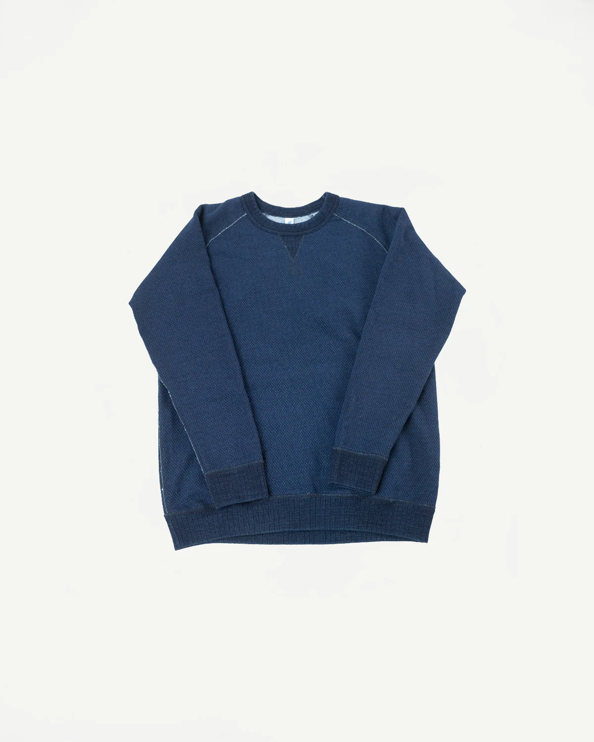 5409-3 - Yarn Dyed Sashiko Sweatshirt - Indigo