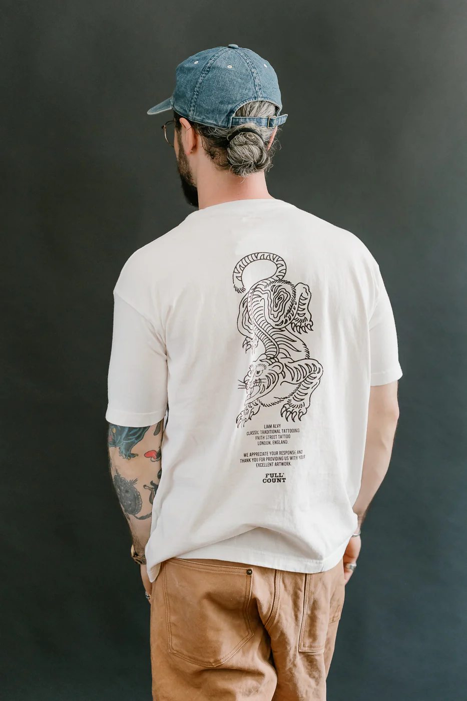 5500PT-14 - Tiger T-Shirt - White - Image 11