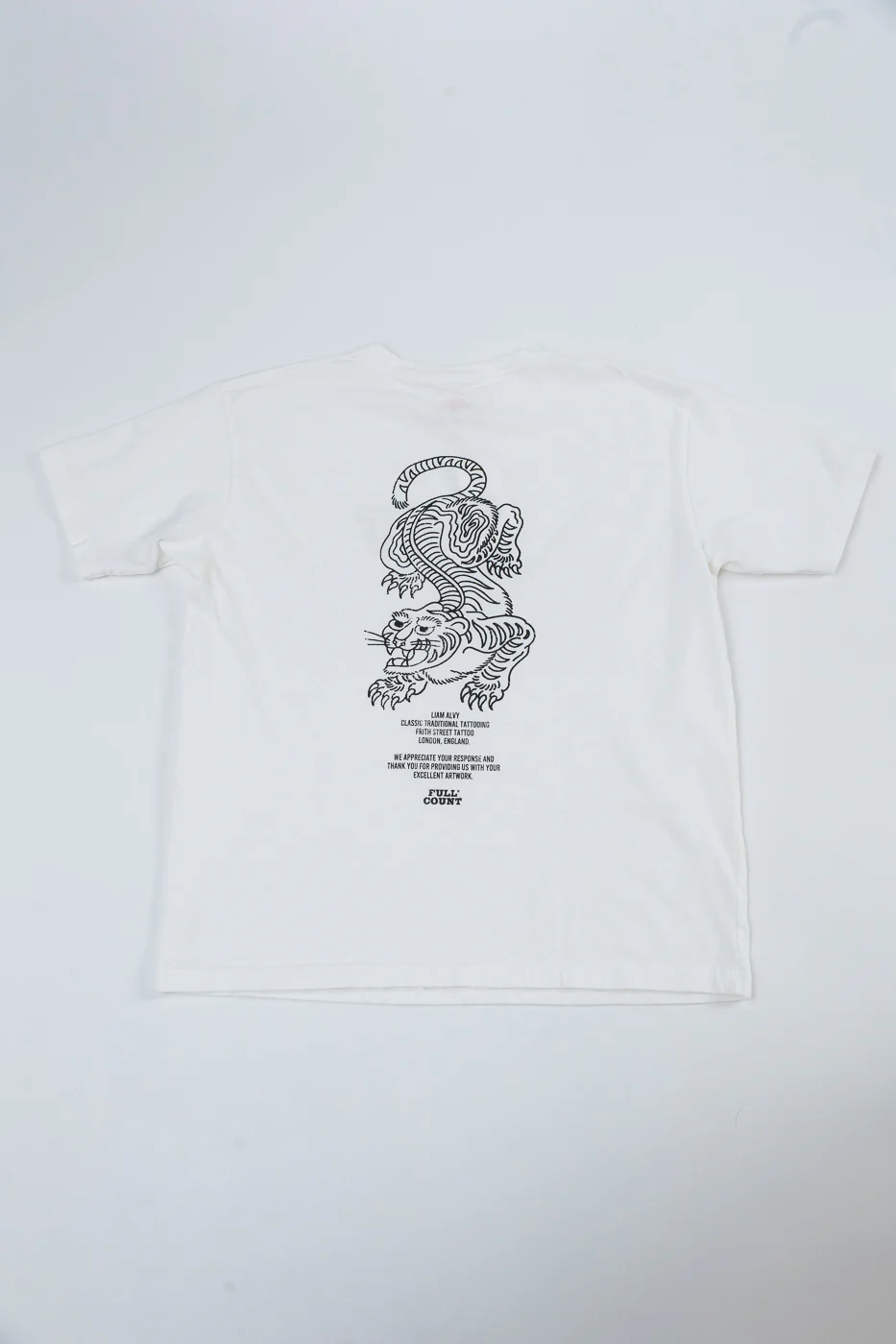 5500PT-14 - Tiger T-Shirt - White - Image 5