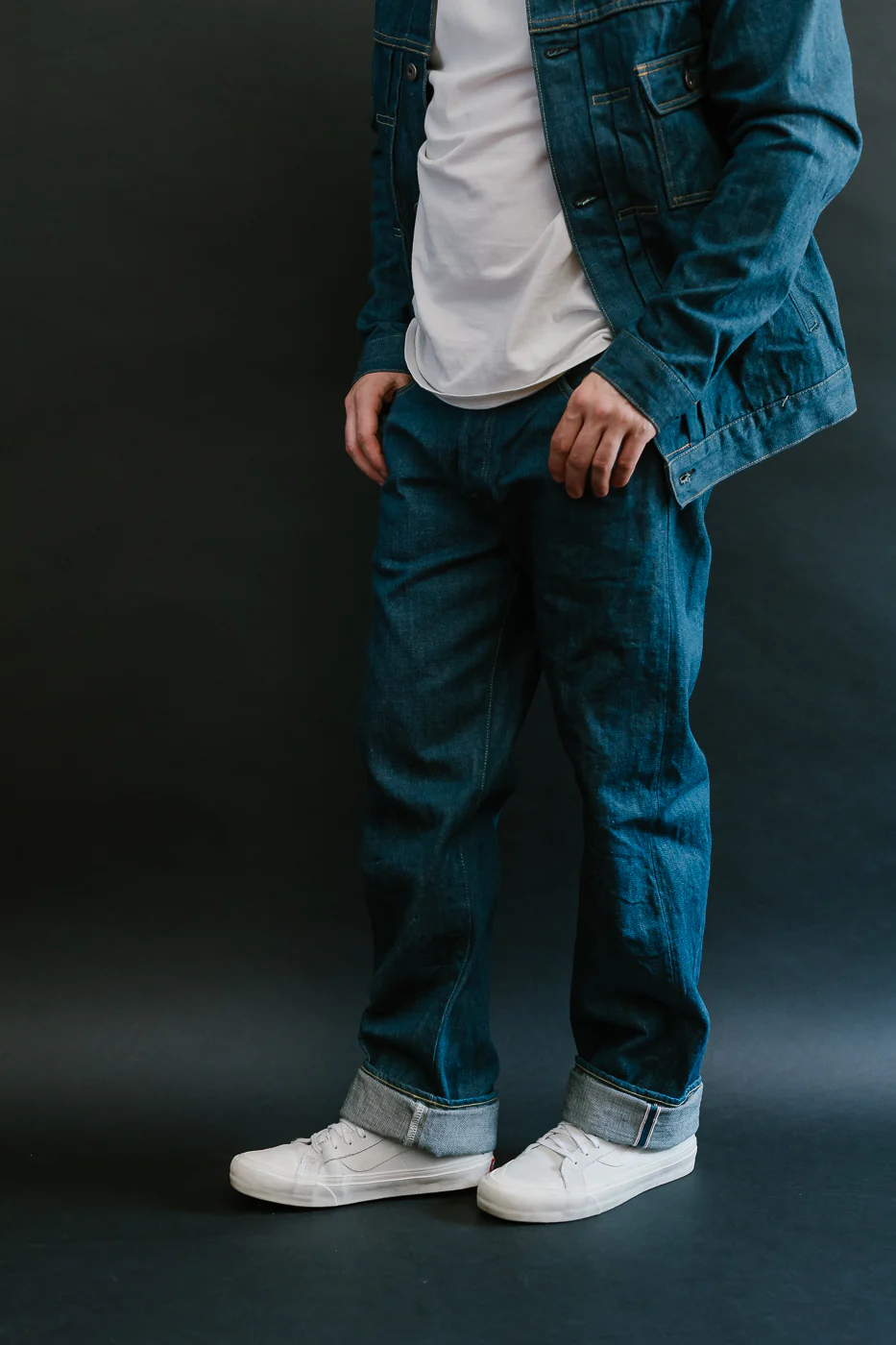 570-OFBD - 13.7oz "Old Faded Blue" Selvedge Denim - Classic Straight - Image 11