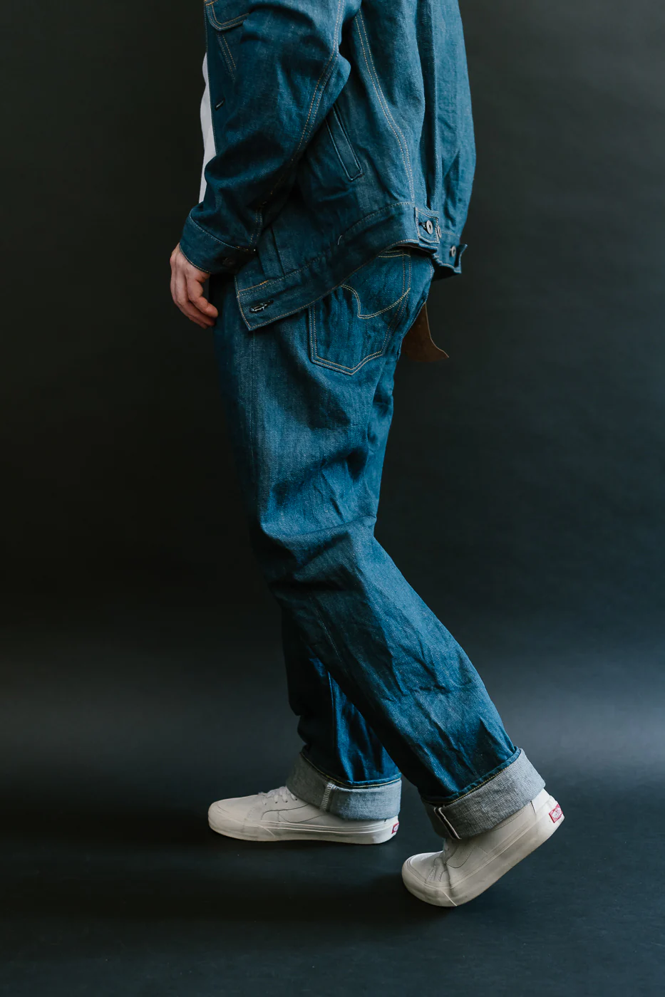 570-OFBD - 13.7oz "Old Faded Blue" Selvedge Denim - Classic Straight - Image 12