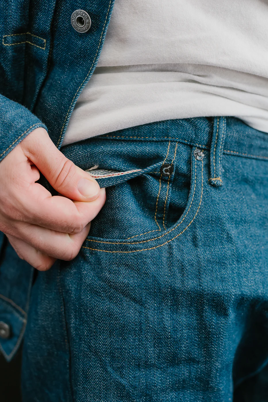 570-OFBD - 13.7oz "Old Faded Blue" Selvedge Denim - Classic Straight - Image 18