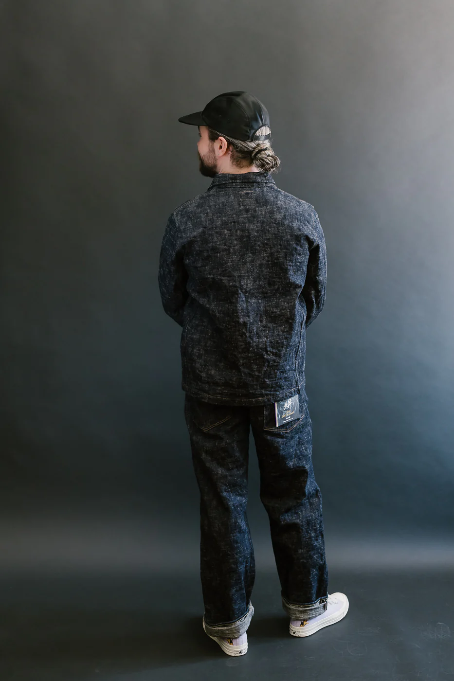 595-KA - 17oz "Kasuri" Slub Selvedge Denim - Retro Loose Straight - Image 10