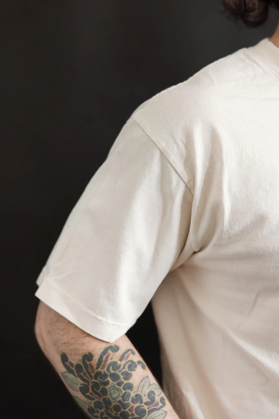 6.5oz - Dant "Kingfisher" T-Shirt - Ecru - Image 18