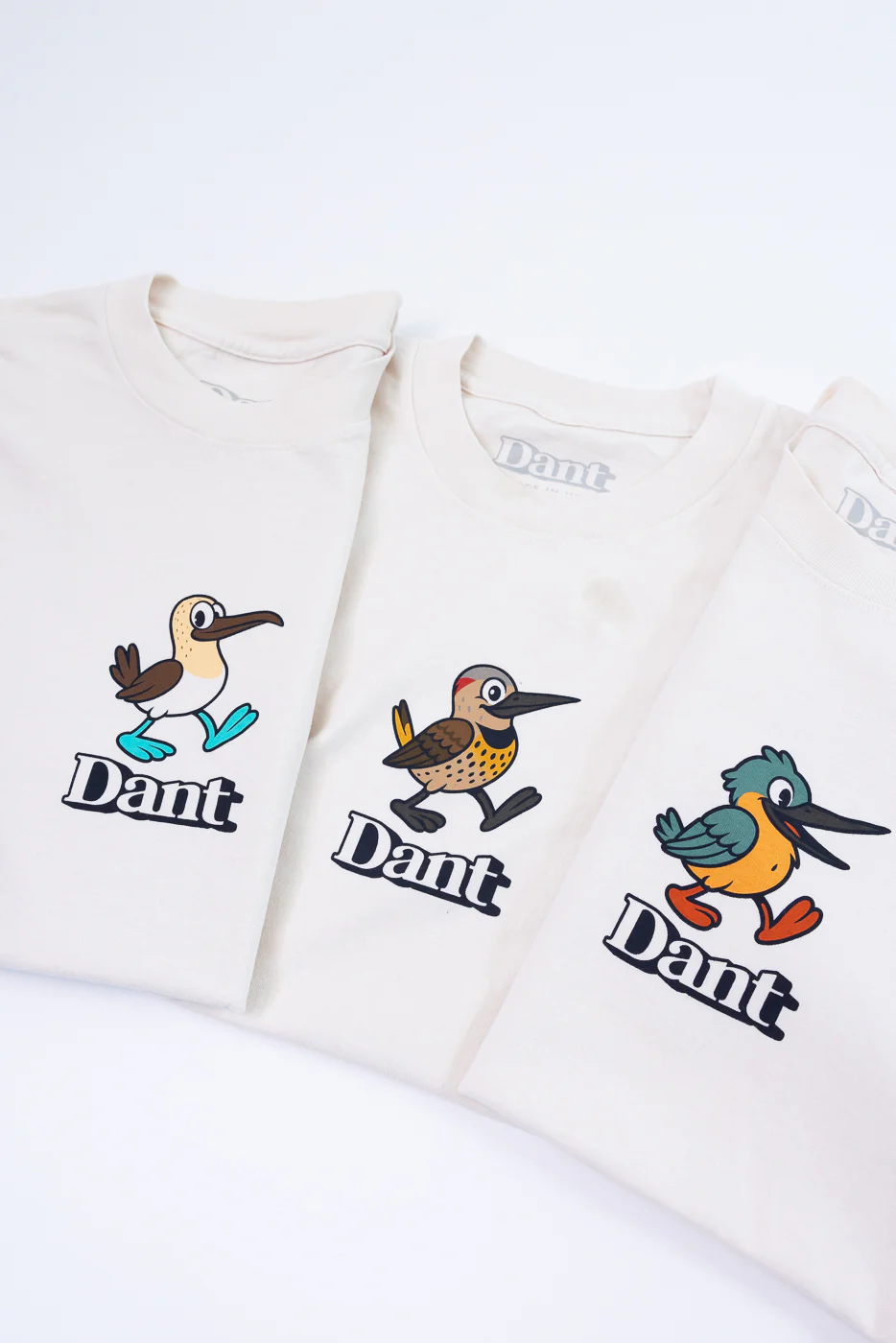 6.5oz - Dant "Kingfisher" T-Shirt - Ecru - Image 20