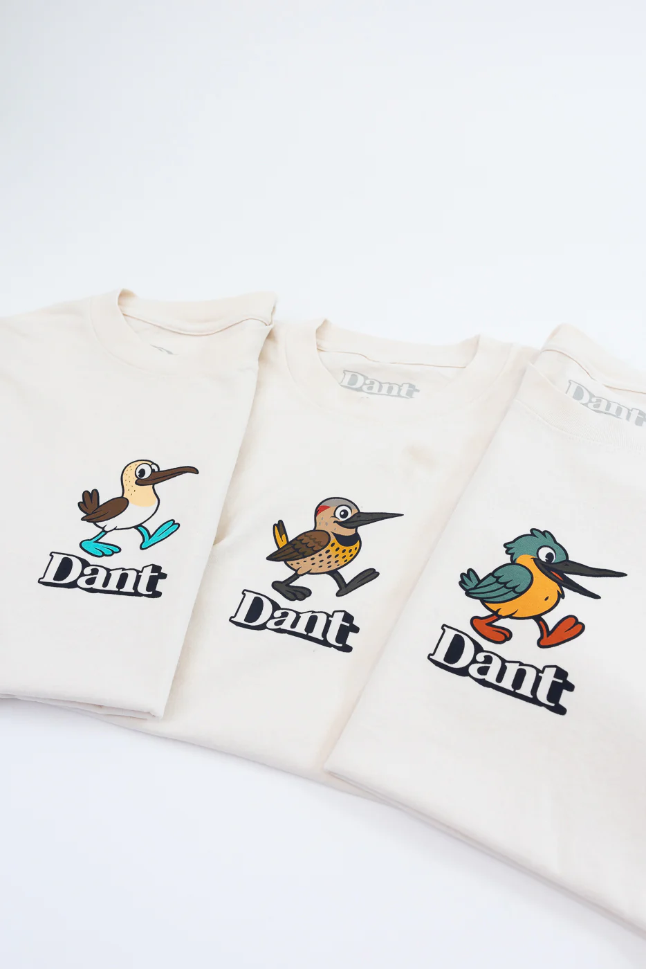 6.5oz - Dant "Kingfisher" T-Shirt - Ecru - Image 23