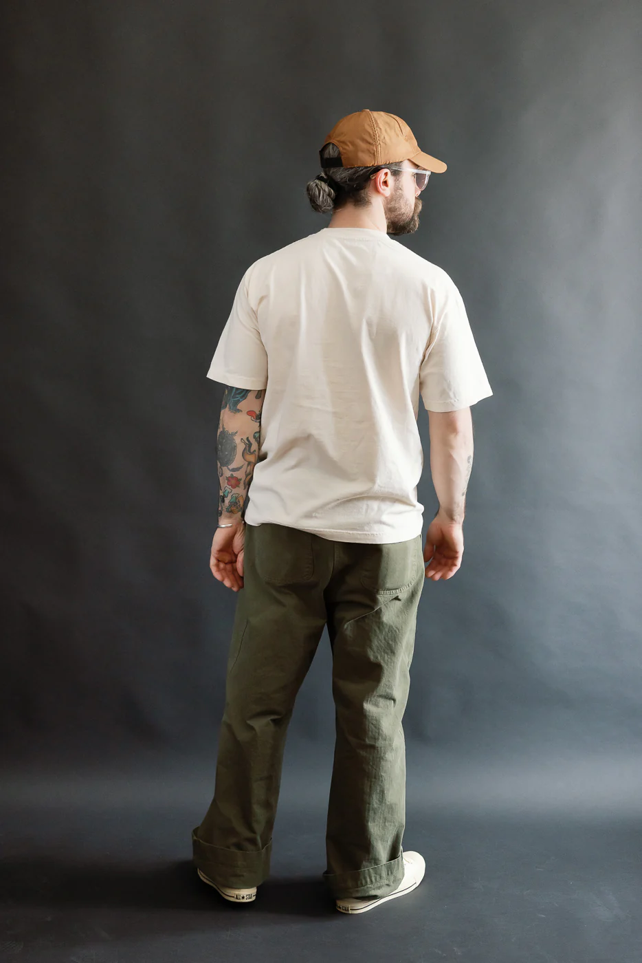 6.5oz - Dant "Kingfisher" T-Shirt - Ecru - Image 9