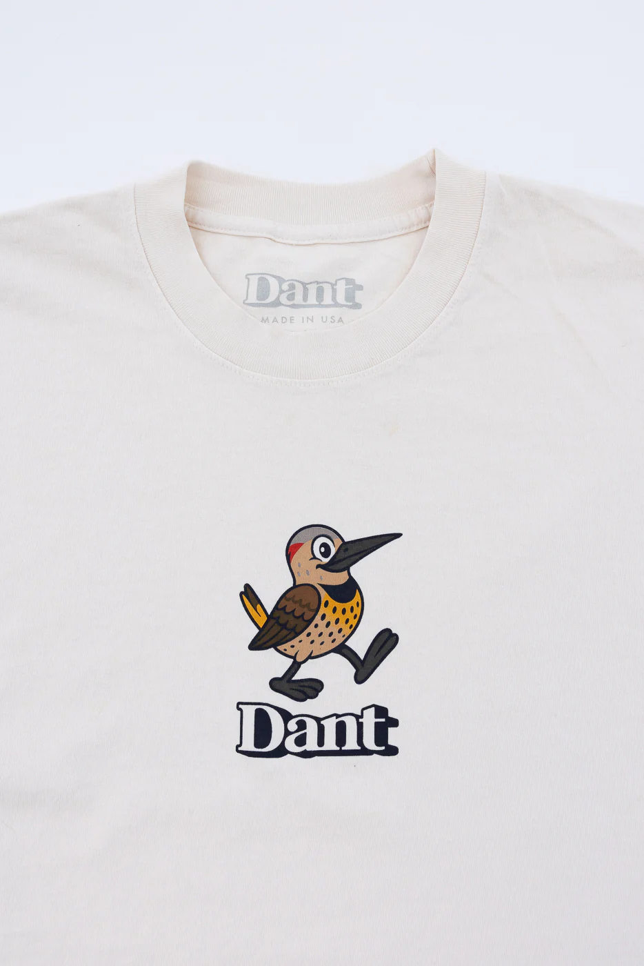 6.5oz - Dant "Northern Flicker" T-Shirt - Ecru - Image 2