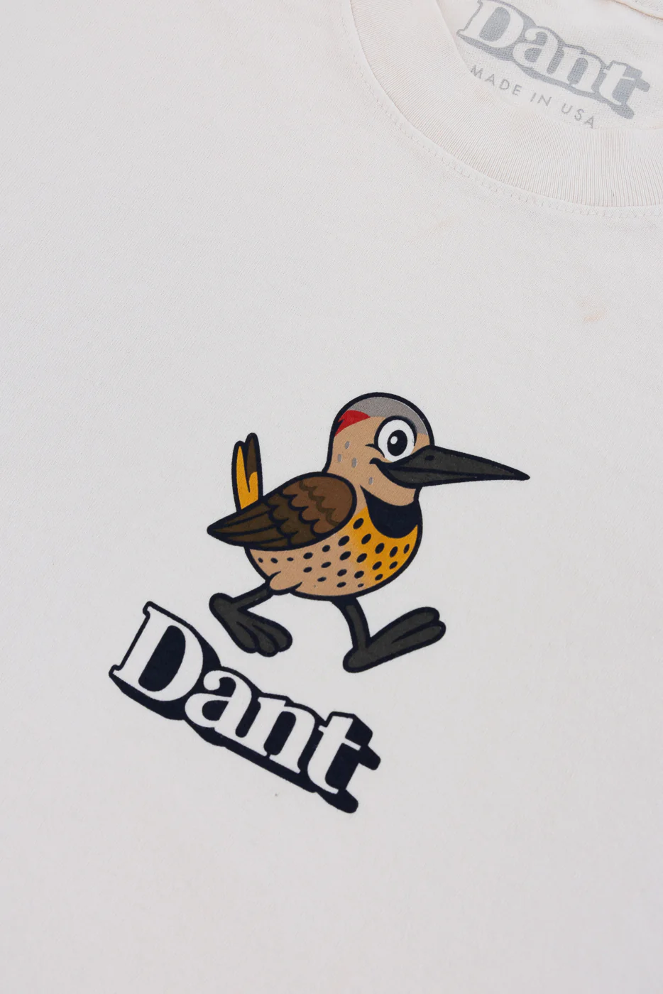 6.5oz - Dant "Northern Flicker" T-Shirt - Ecru - Image 3