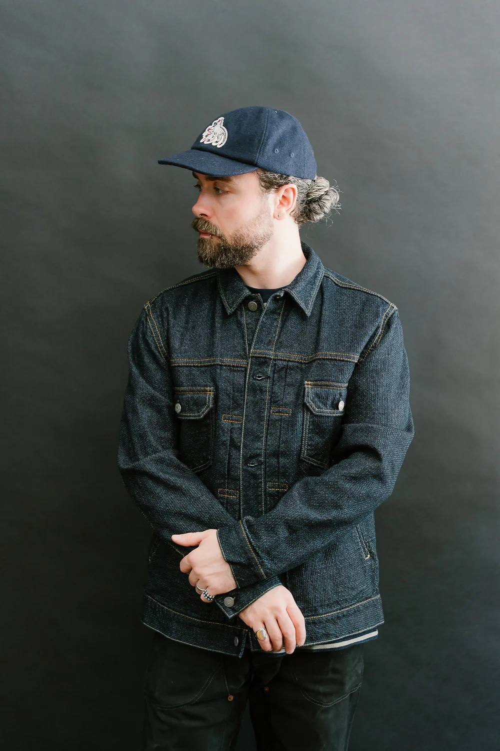 6117-ID - Sashiko Type II Jacket - Indigo - Image 12