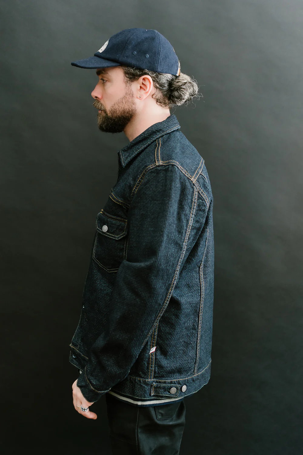 6117-ID - Sashiko Type II Jacket - Indigo - Image 13