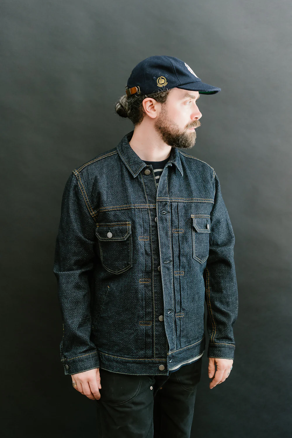 6117-ID - Sashiko Type II Jacket - Indigo - Image 16