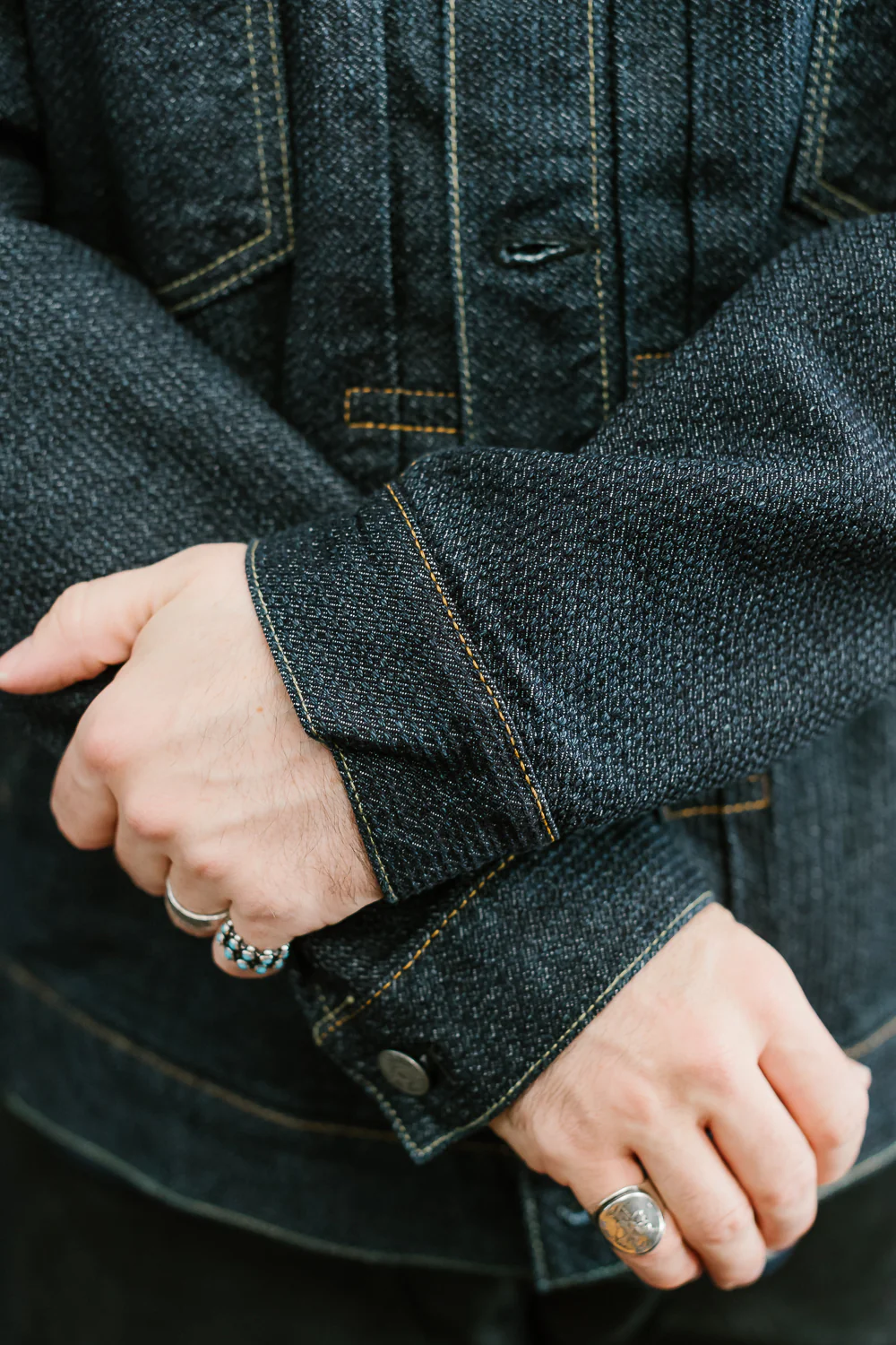 6117-ID - Sashiko Type II Jacket - Indigo - Image 22