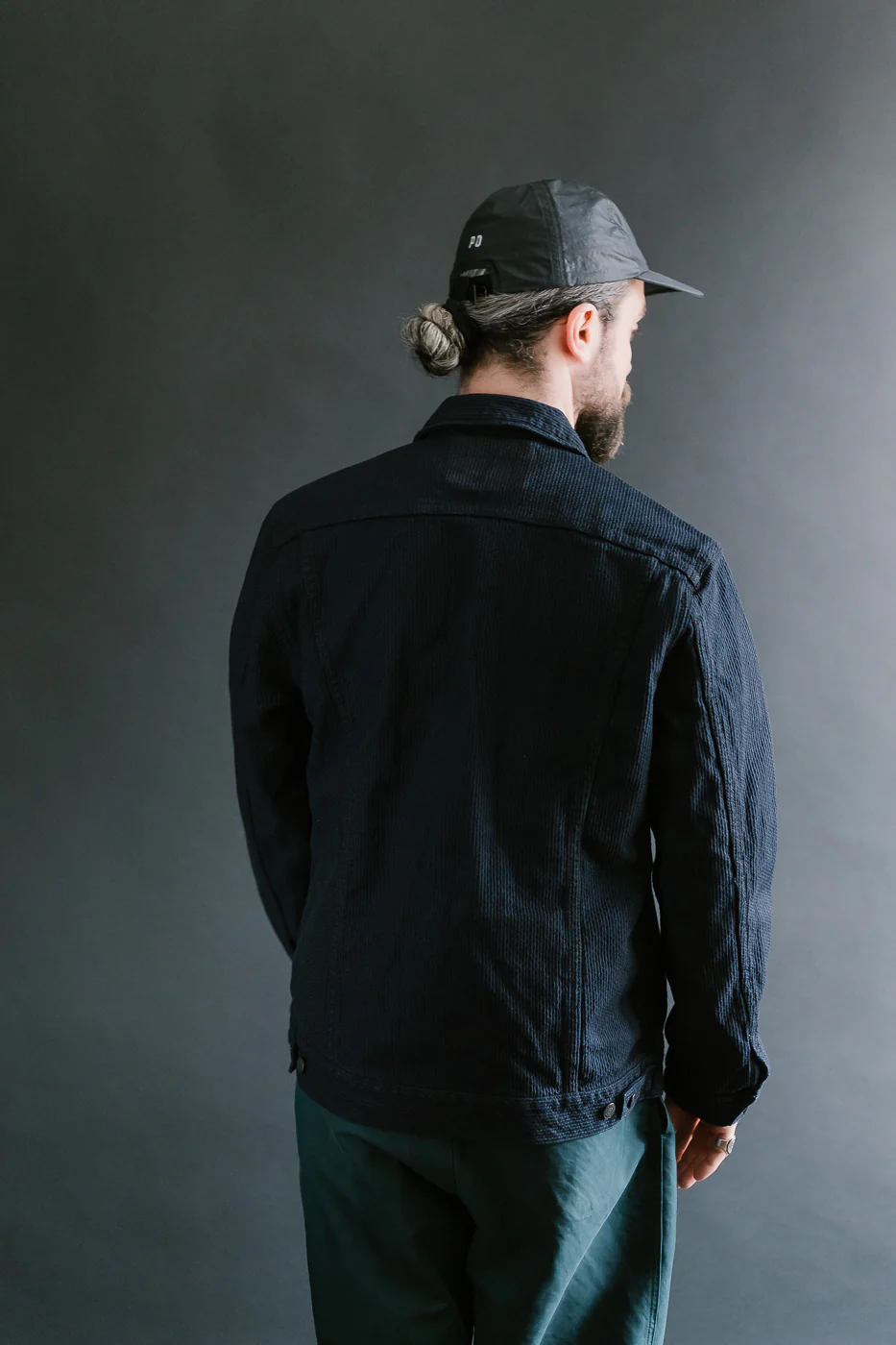 6220-ID - Sashiko Type II Jacket - Indigo x Black - Image 13