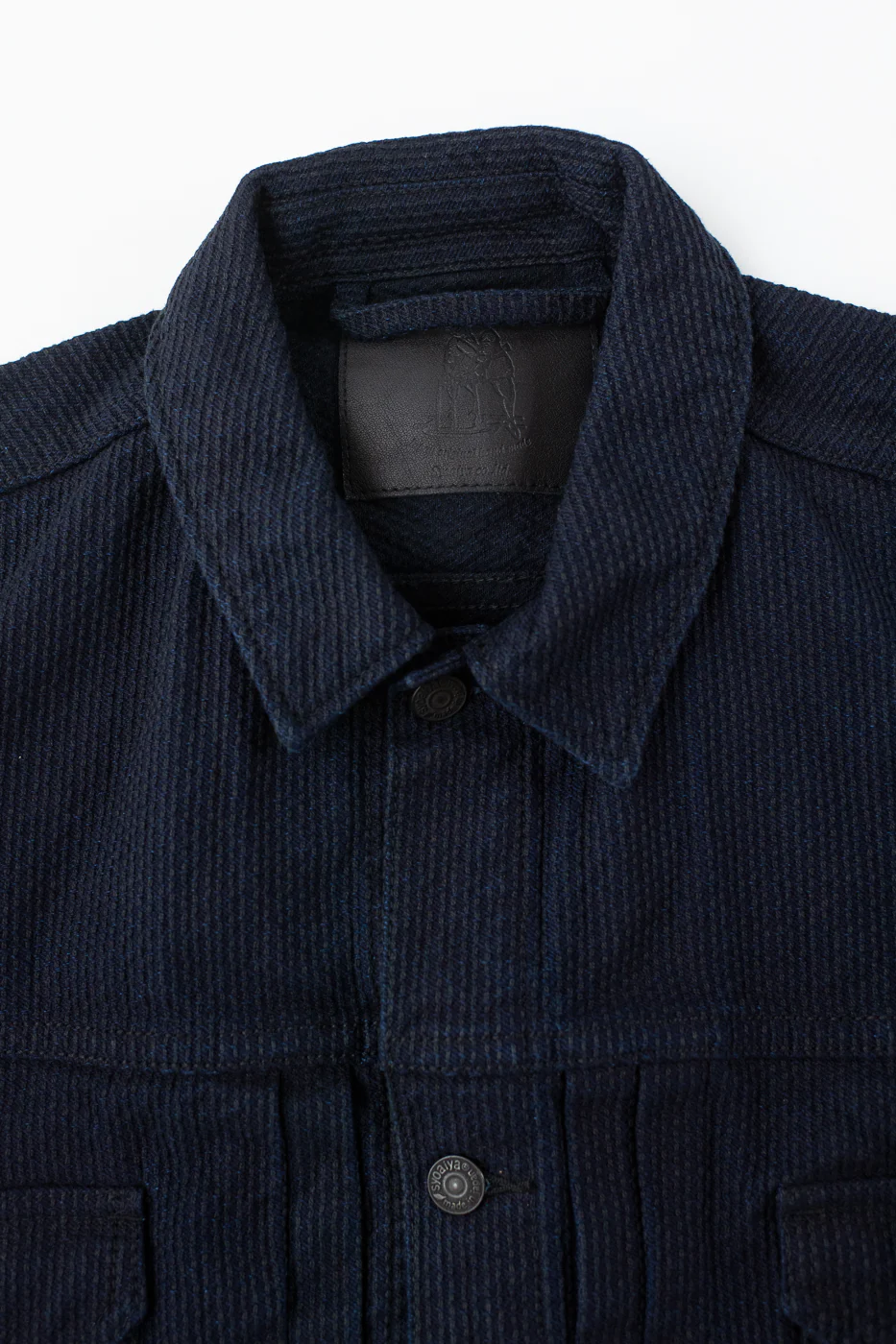 6220-ID - Sashiko Type II Jacket - Indigo x Black - Image 2