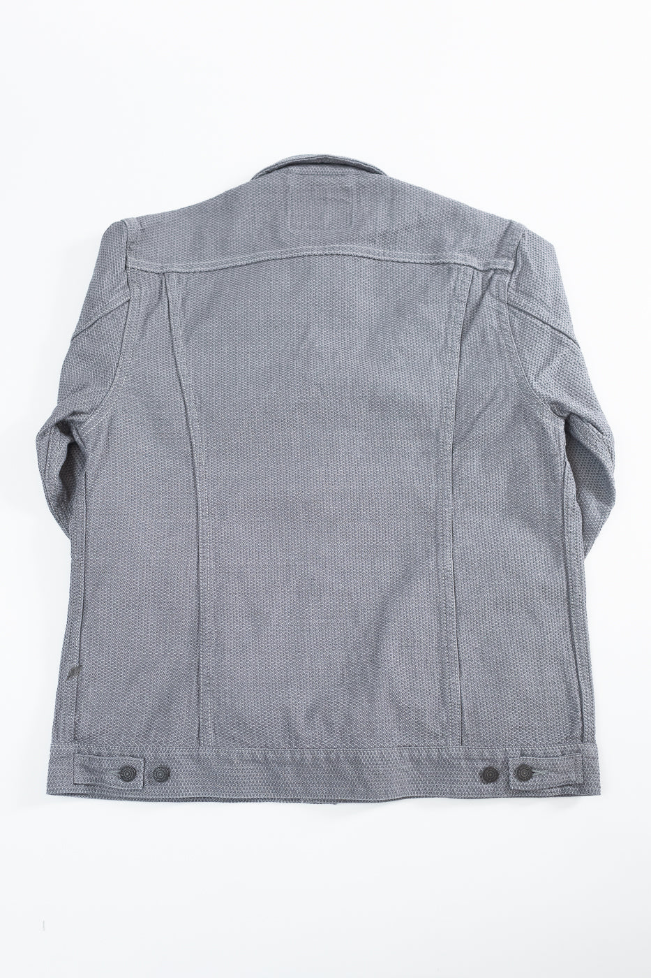 6221-GRY - Sashiko Type III Jacket - Gray x Black - Image 7