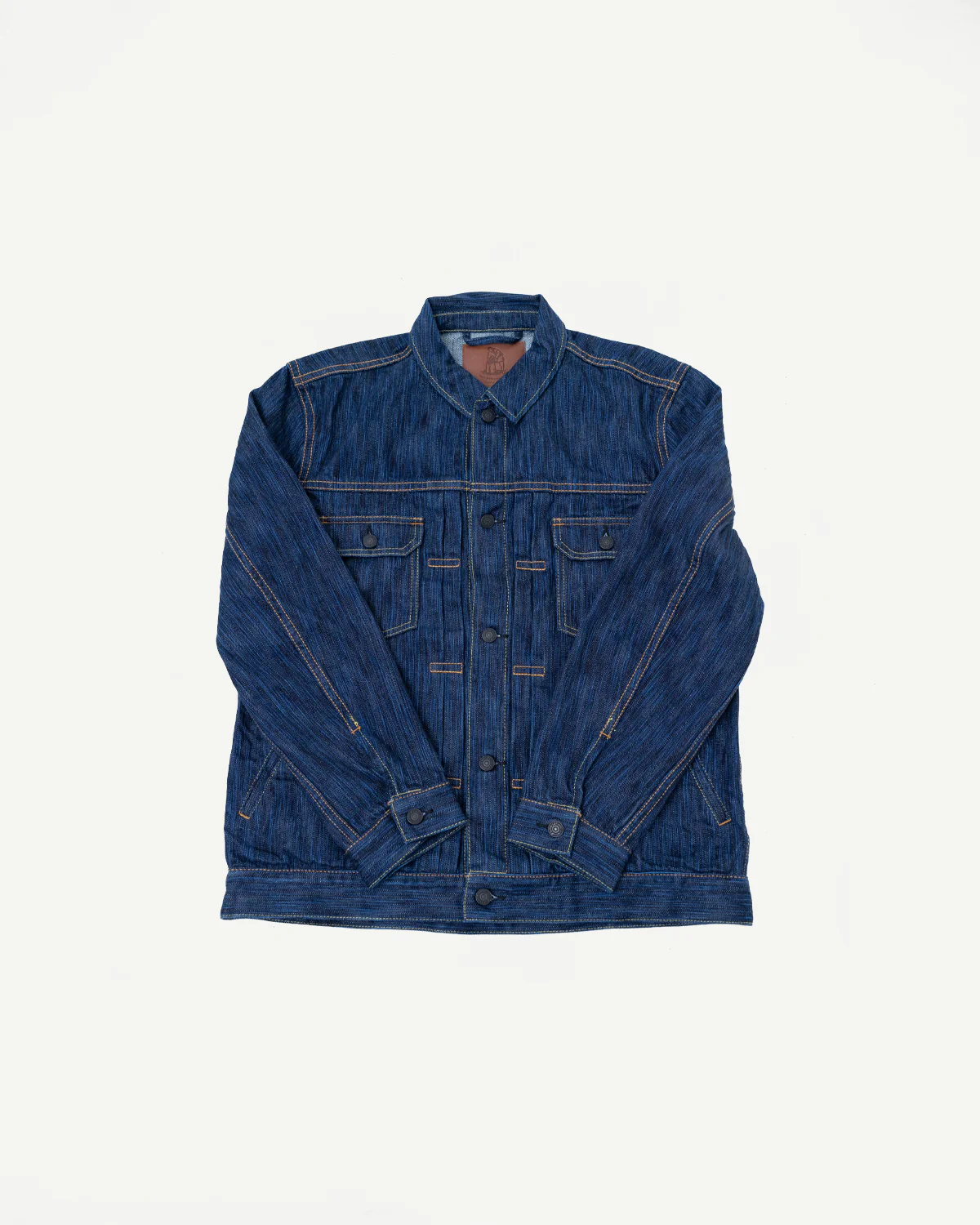 6225-D - 14.5oz "Dark Waterfall" Selvedge Type II Jacket - Indigo