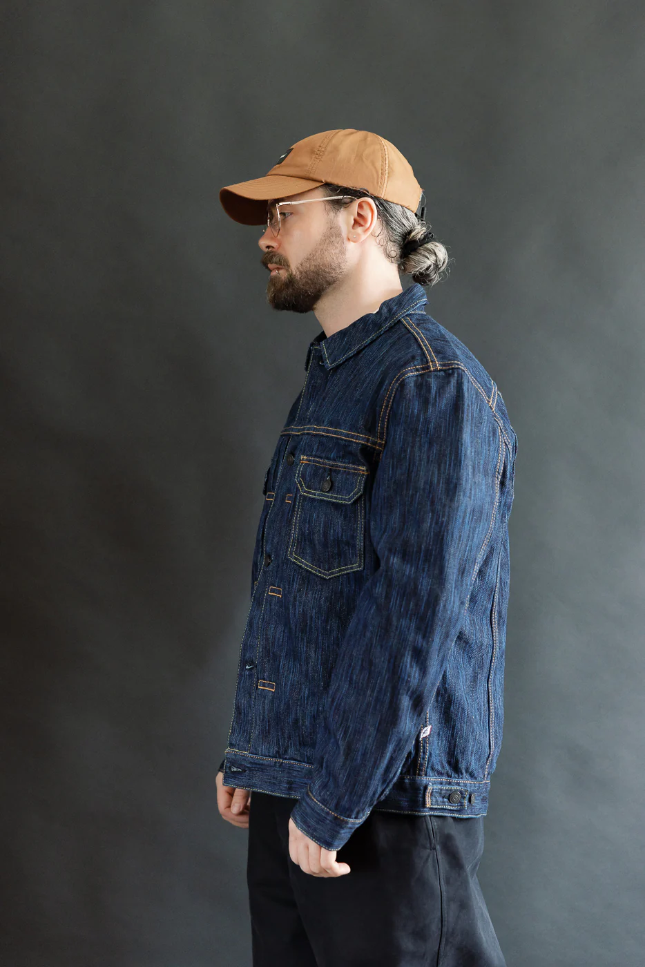 6225-D - 14.5oz "Dark Waterfall" Selvedge Type II Jacket - Indigo - Image 12