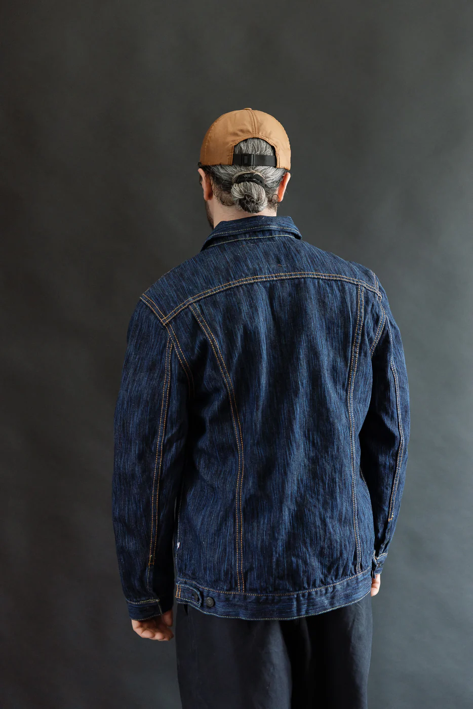 6225-D - 14.5oz "Dark Waterfall" Selvedge Type II Jacket - Indigo - Image 13