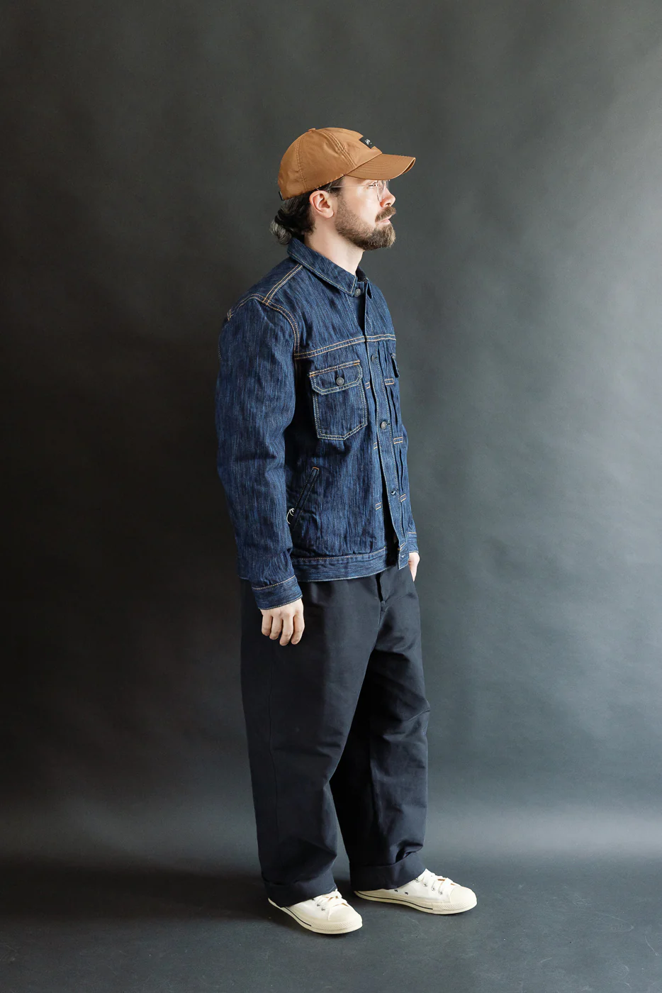 6225-D - 14.5oz "Dark Waterfall" Selvedge Type II Jacket - Indigo - Image 8