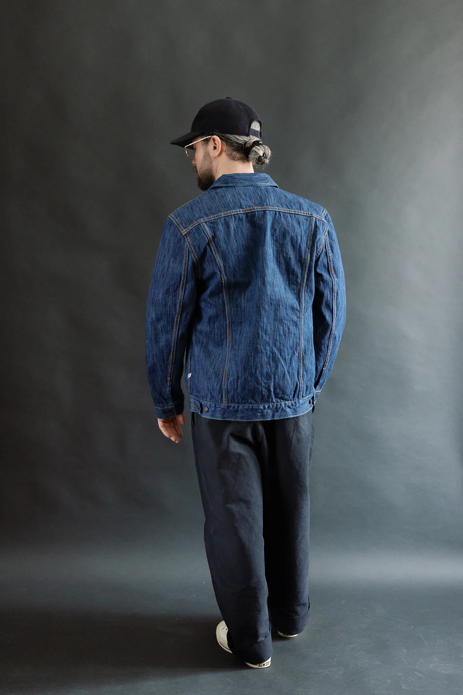 6225-L - 14.5oz "Light Waterfall" Selvedge Type II Jacket - Indigo - Image 10
