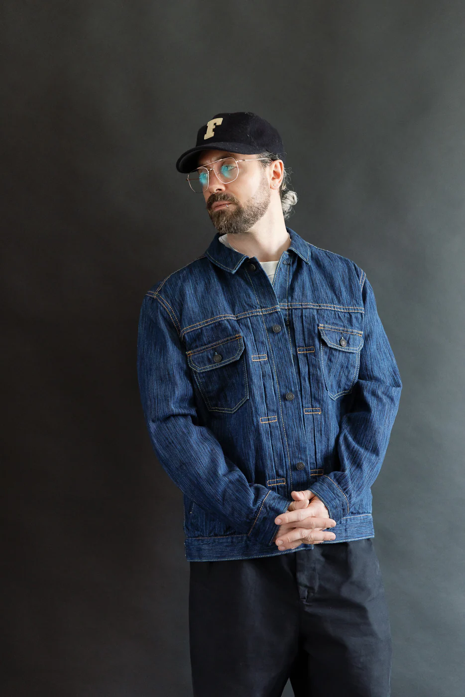 6225-L - 14.5oz "Light Waterfall" Selvedge Type II Jacket - Indigo - Image 13